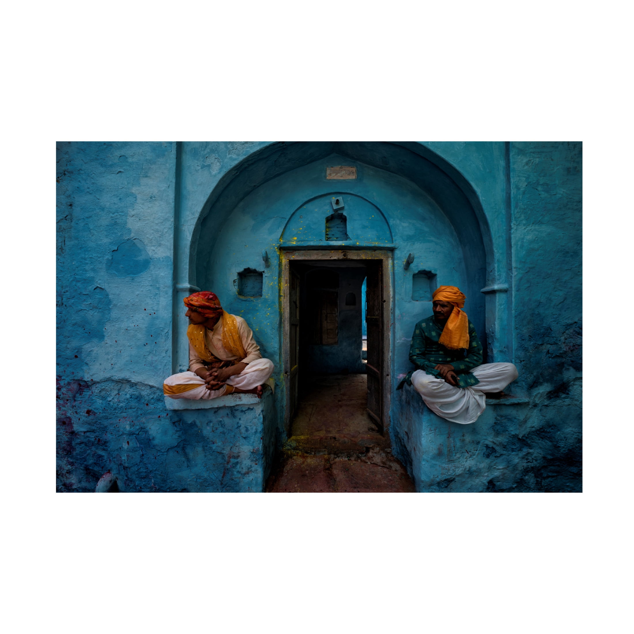 Canvas Wall Art - Shirshendu 'Door' Wall Art for Living Room, Bedroom, or Office Décor by Trademark Fine Art - 32 x 22 Inches