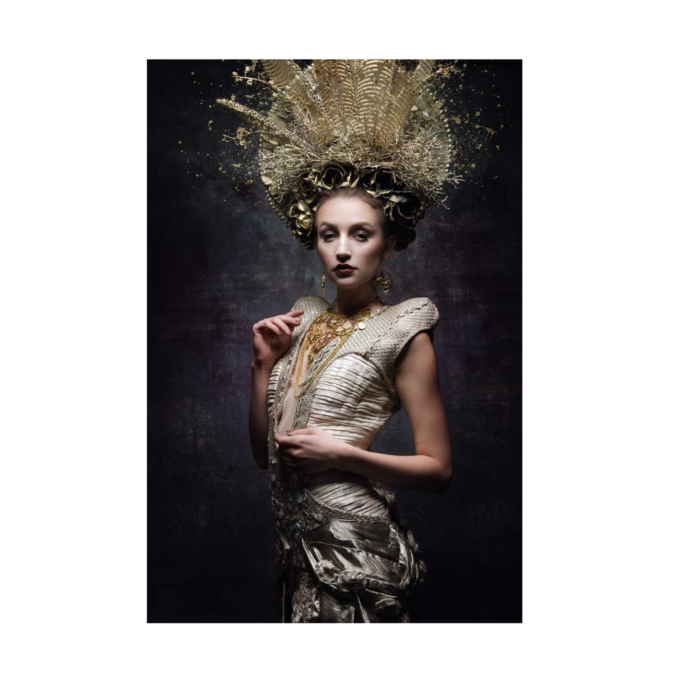 Canvas Wall Art - Siegart  'The Priestess' Wall Art for Living Room, Bedroom, or Office D?cor by Trademark Fine Art - 16 x 24 Inches