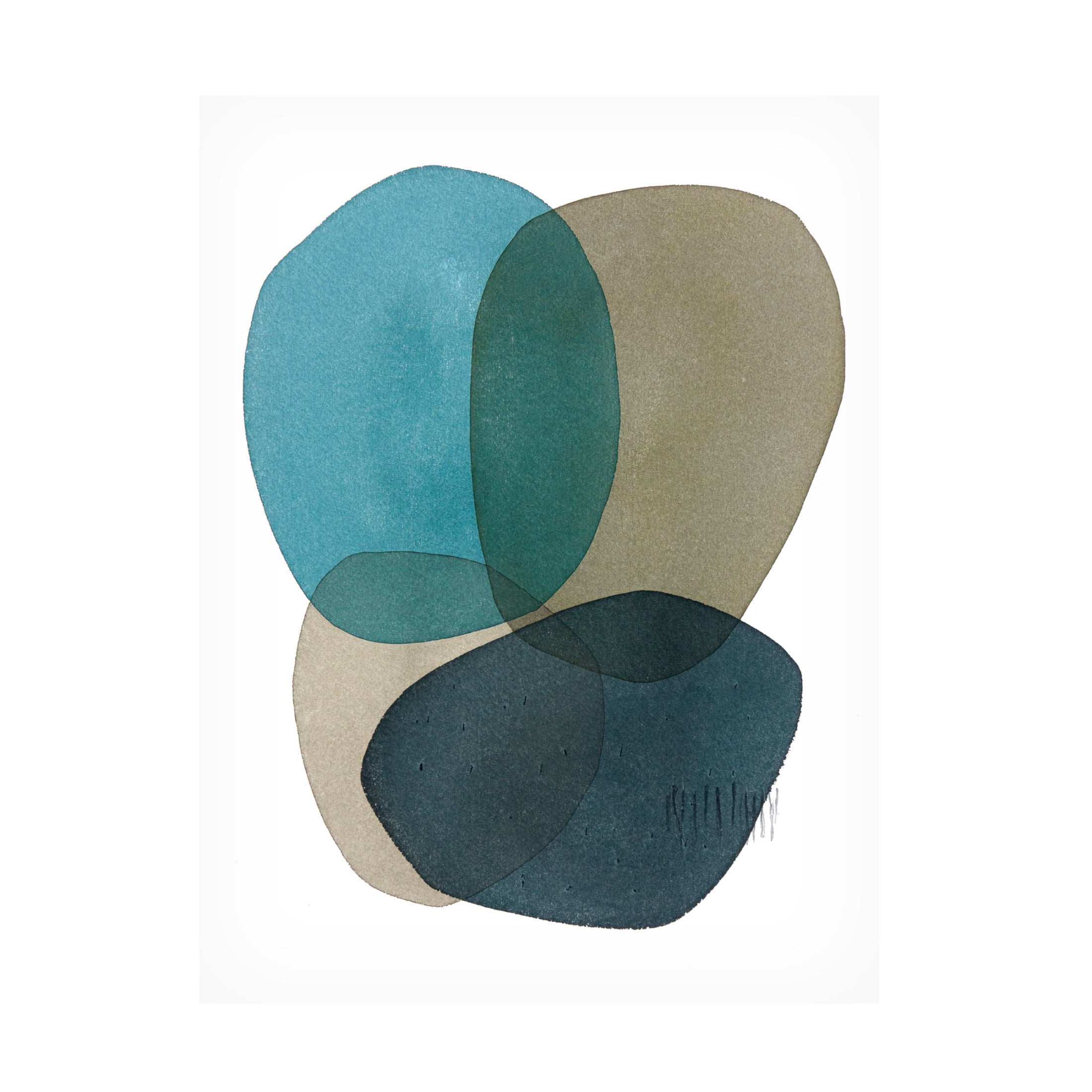 Canvas Wall Art - Simone Christen 'Amazonas II' Wall Art for Living Room, Bedroom, or Office Décor by Trademark Fine Art - 35 x 47 Inches