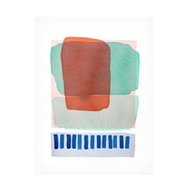 Canvas Wall Art - Simone Christen 'Helen At The Lido I' Wall Art for Living Room, Bedroom, or Office Décor by Trademark Fine Art - 14 x 19 Inches