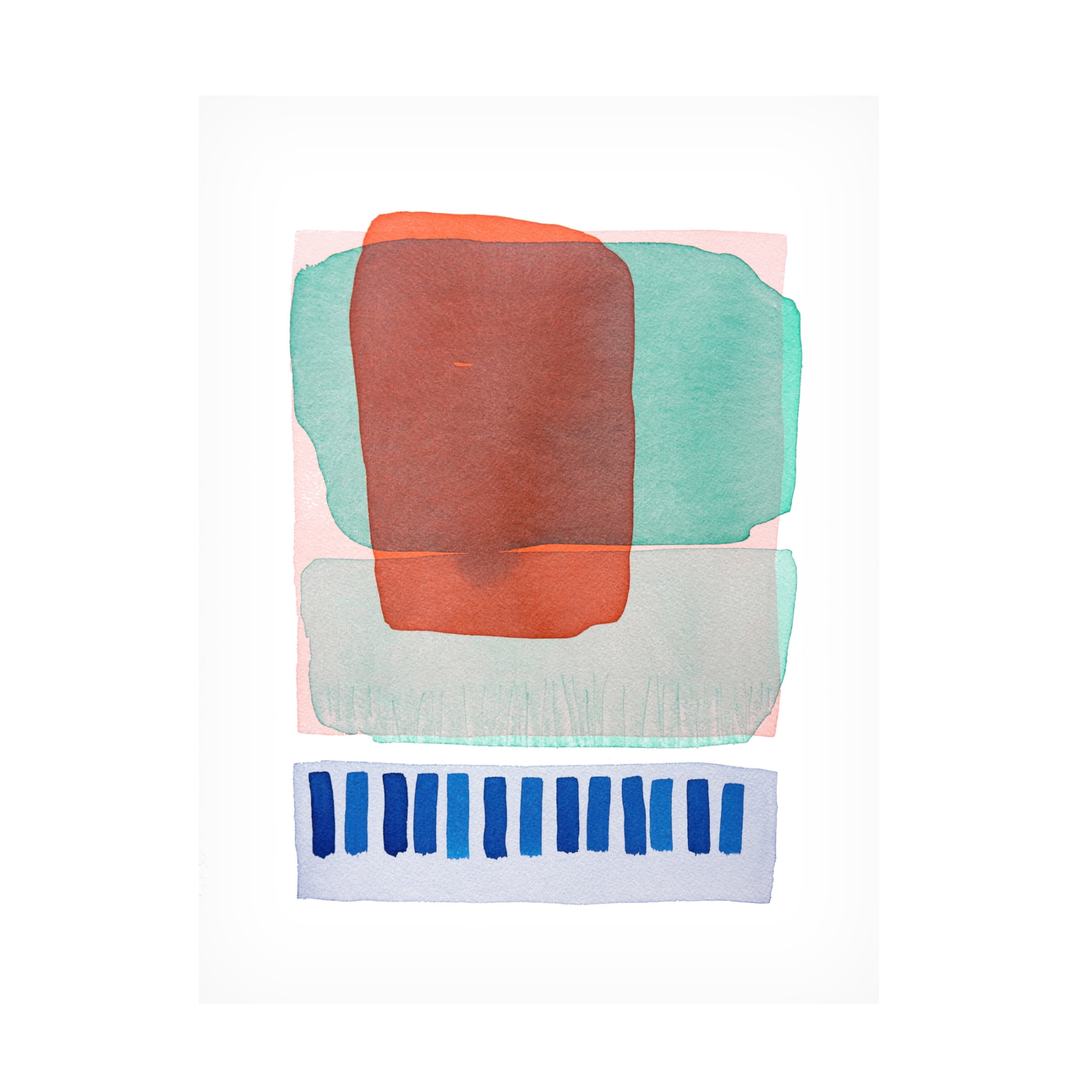 Canvas Wall Art - Simone Christen 'Helen At The Lido I' Wall Art for Living Room, Bedroom, or Office Décor by Trademark Fine Art - 18 x 24 Inches