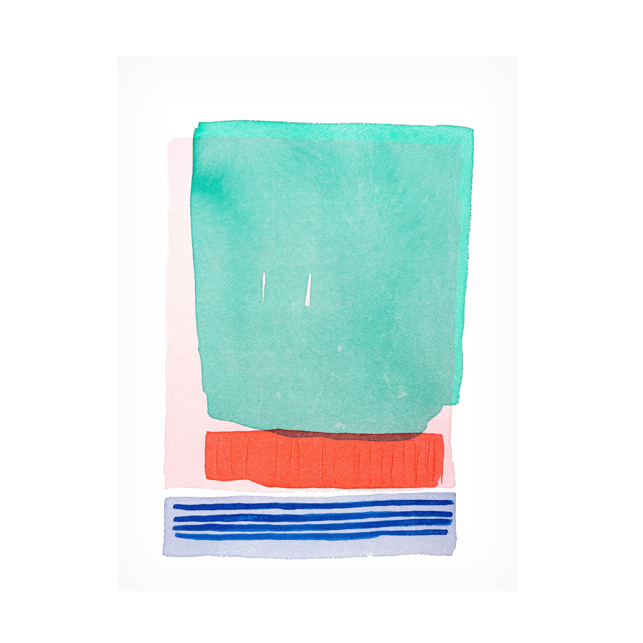 Canvas Wall Art - Simone Christen 'Helen At The Lido II' Wall Art for Living Room, Bedroom, or Office Décor by Trademark Fine Art - 14 x 19 Inches
