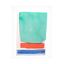 Canvas Wall Art - Simone Christen 'Helen At The Lido II' Wall Art for Living Room, Bedroom, or Office Décor by Trademark Fine Art - 14 x 19 Inches