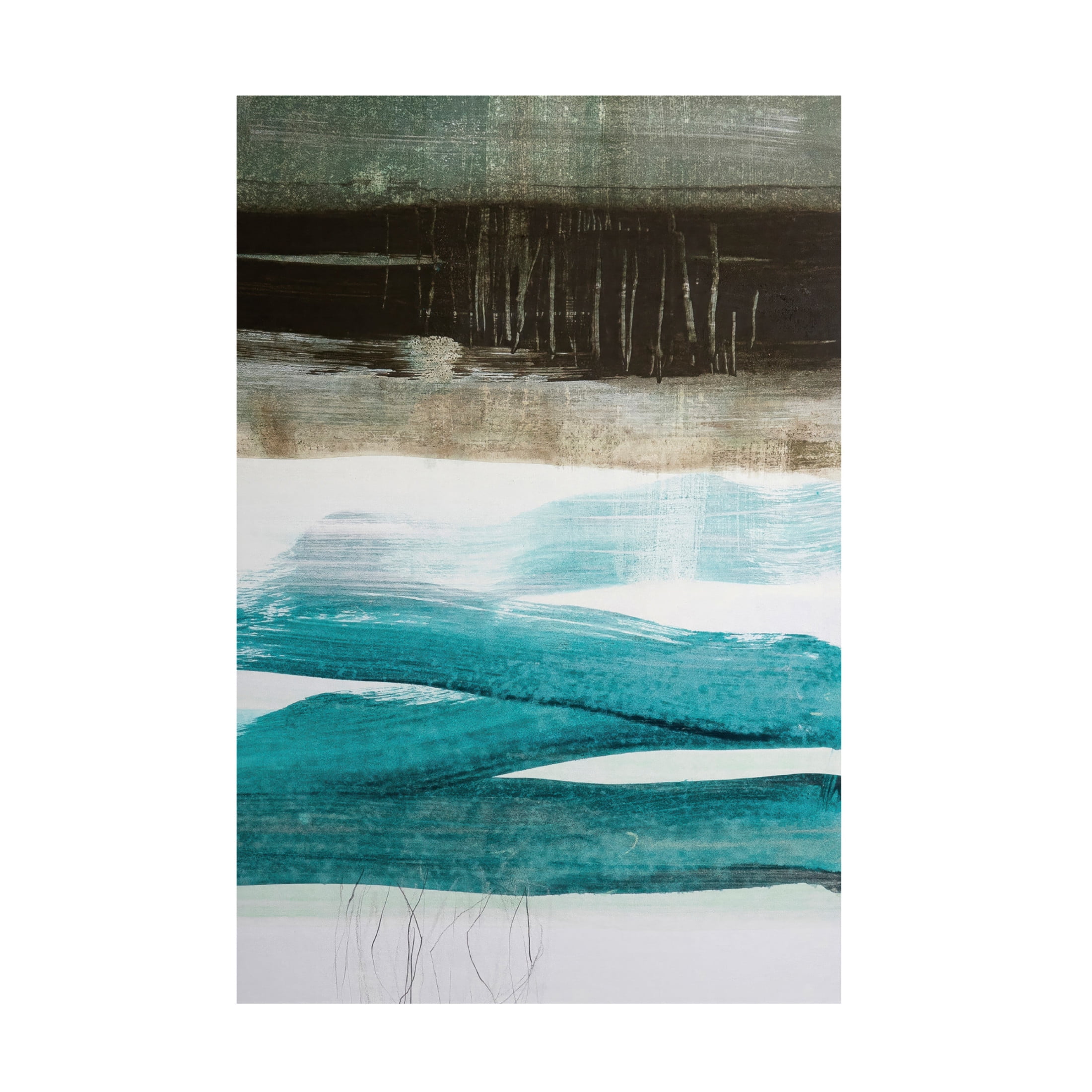 Canvas Wall Art - Simone Christen 'Sea Breeze III' Wall Art for Living Room, Bedroom, or Office Décor by Trademark Fine Art - 12 x 19 Inches