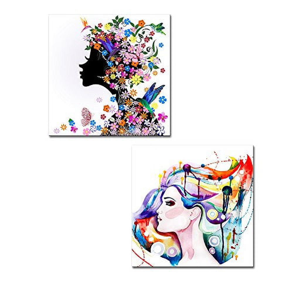 Canvas Wall Art Spa Stones in Garden with Flow Water Modern Home