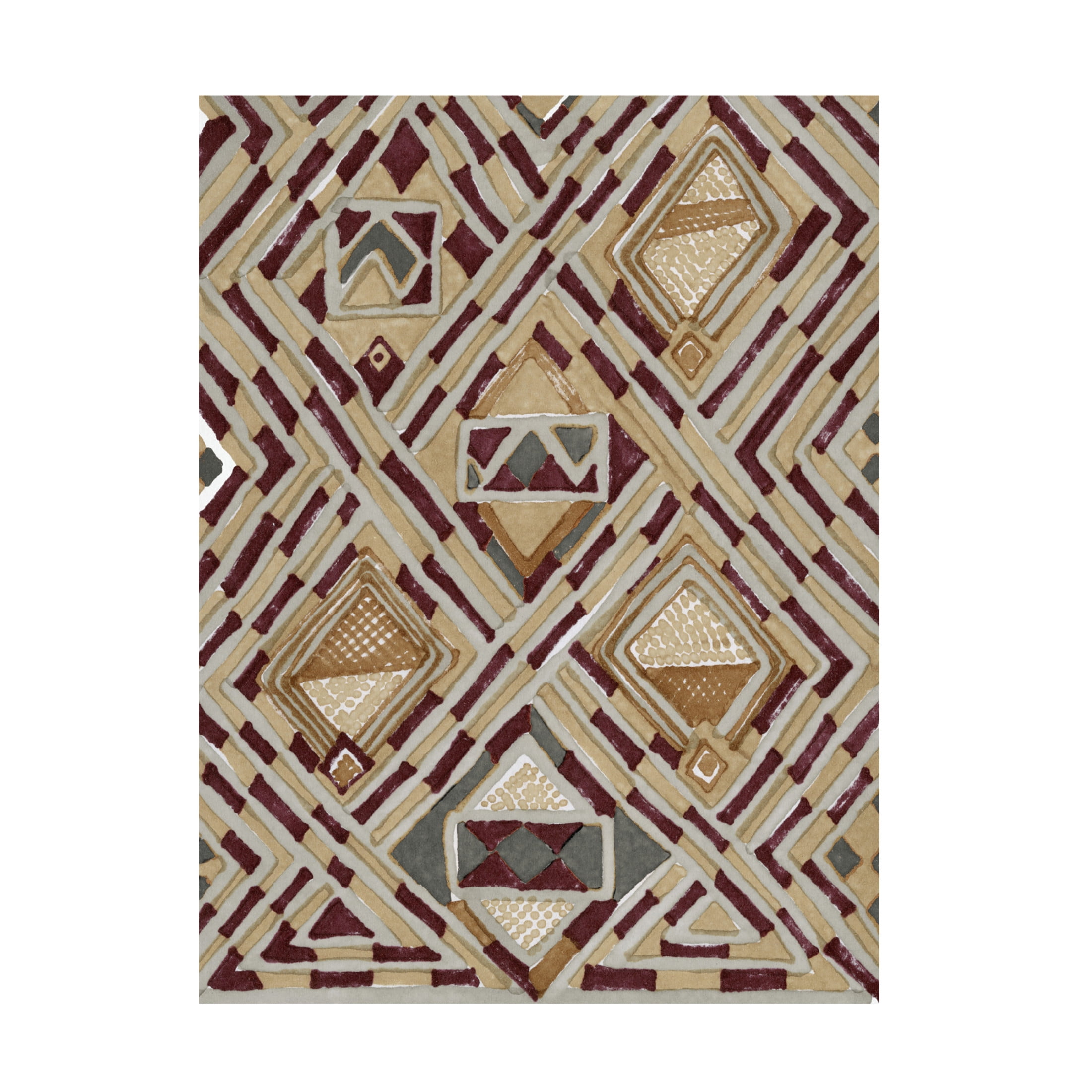 Canvas Wall Art - Stellar Design Studio 'African Tribal II' Wall Art for Living Room, Bedroom, or Office Décor by Trademark Fine Art - 18 x 24 Inches