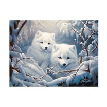 Canvas Wall Art - Stewart 'Double Trouble' Wall Art for Living Room, Bedroom, or Office Décor by Trademark Fine Art - 19 x 14 Inches
