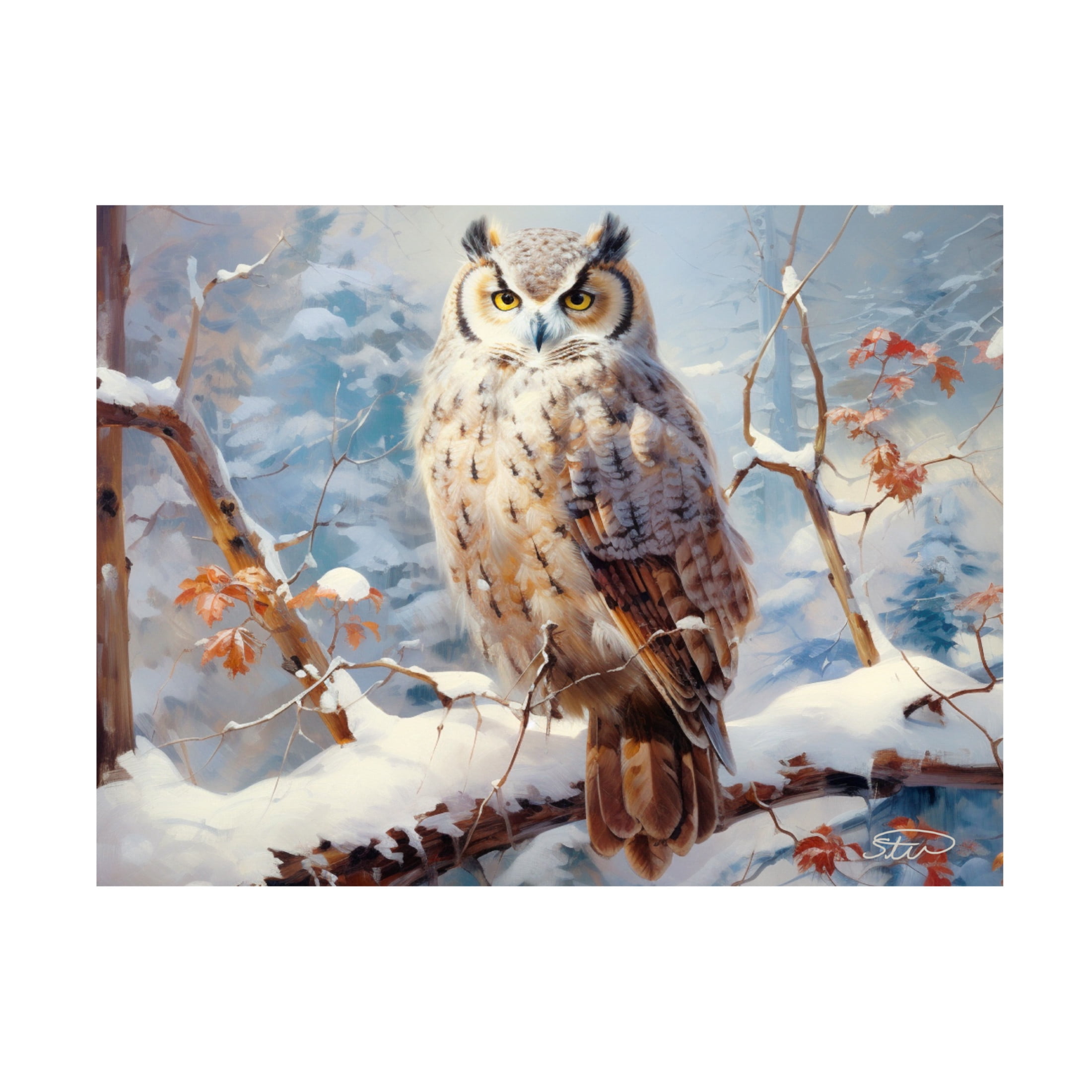 Canvas Wall Art - Stewart 'Peace And Serenity' Wall Art for Living Room, Bedroom, or Office Décor by Trademark Fine Art - 32 x 24 Inches