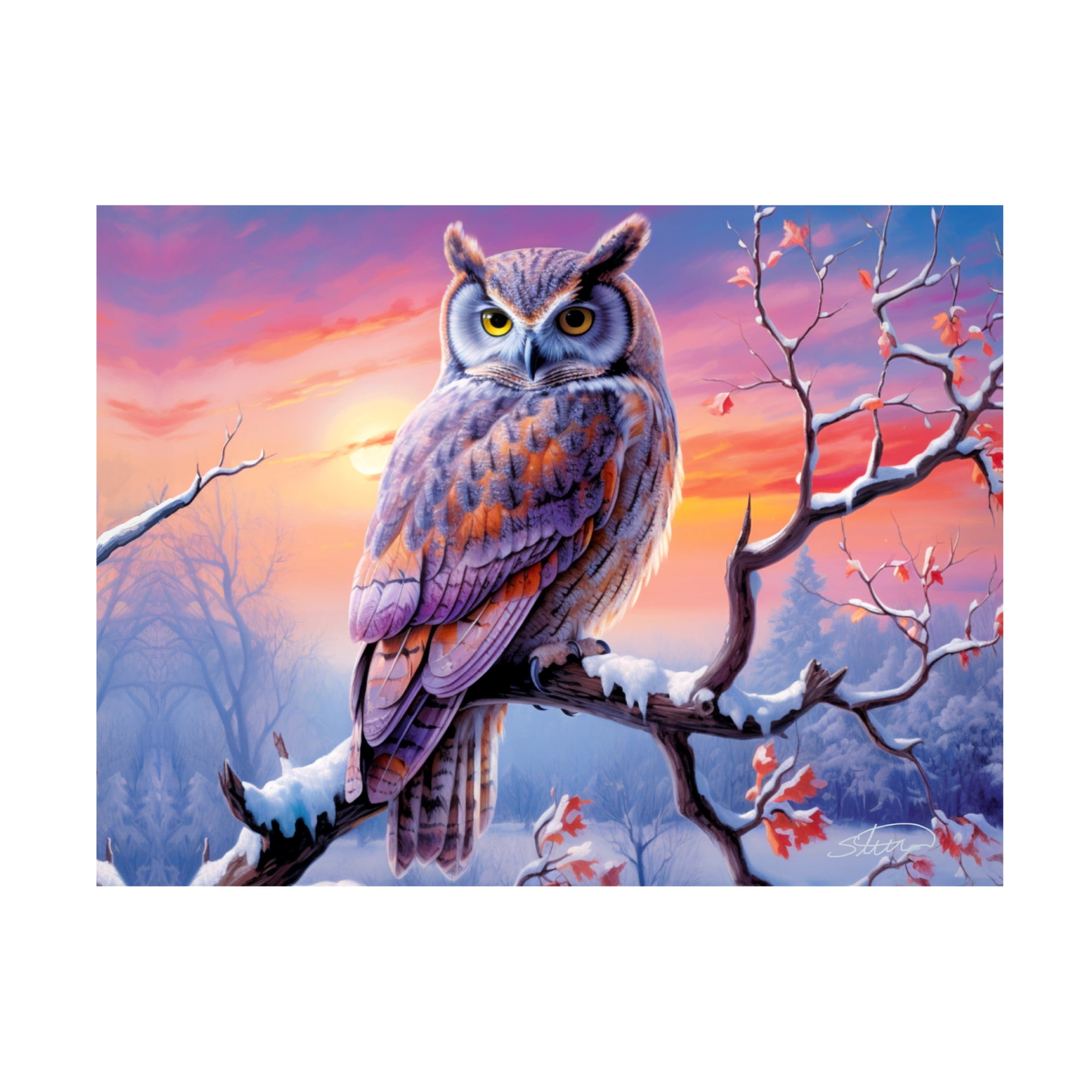 Canvas Wall Art - Stewart 'Perfect Evening' Wall Art for Living Room, Bedroom, or Office Décor by Trademark Fine Art - 47 x 35 Inches