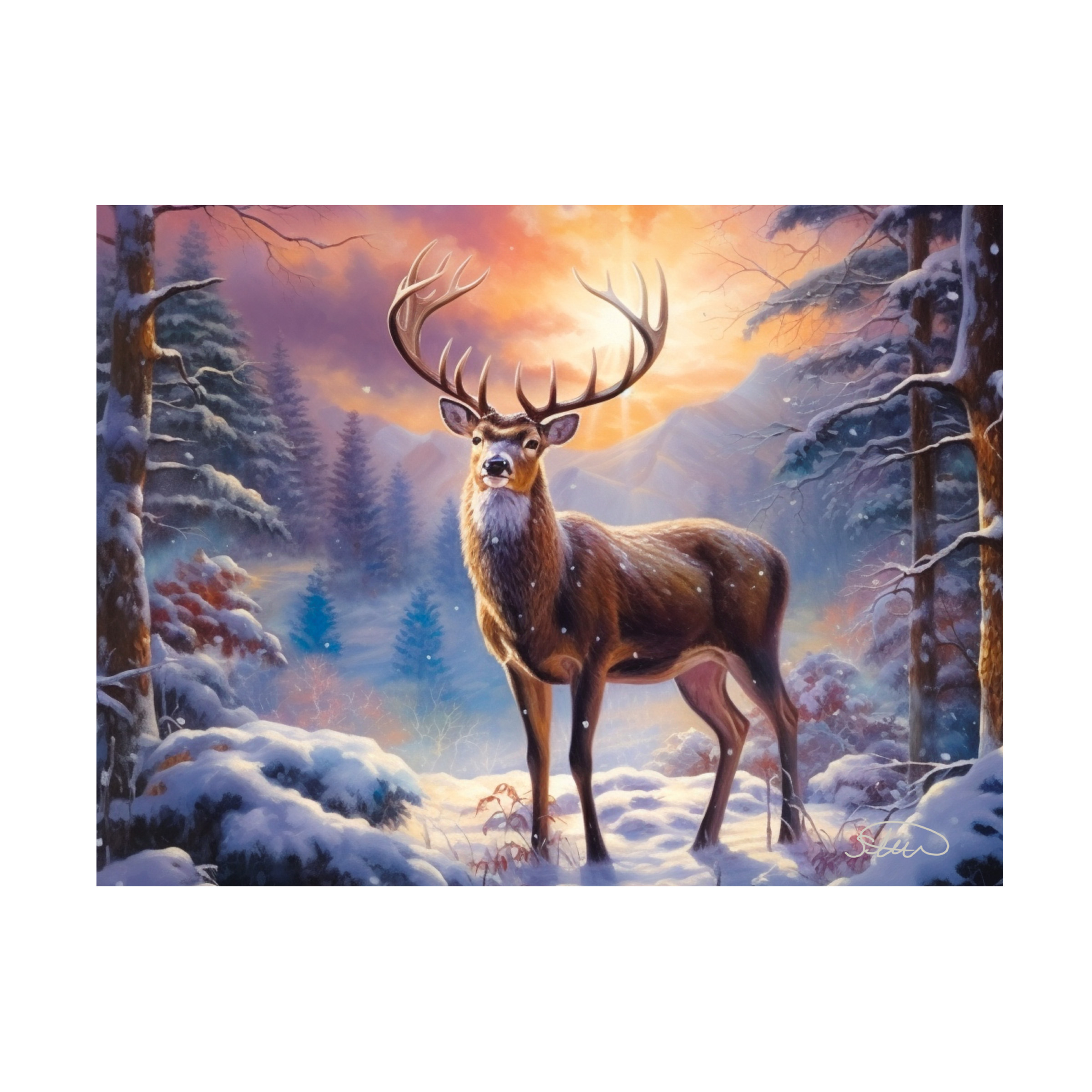 Canvas Wall Art - Stewart 'The Father' Wall Art for Living Room, Bedroom, or Office DÃ©cor by Trademark Fine Art - 24 x 18 Inches
