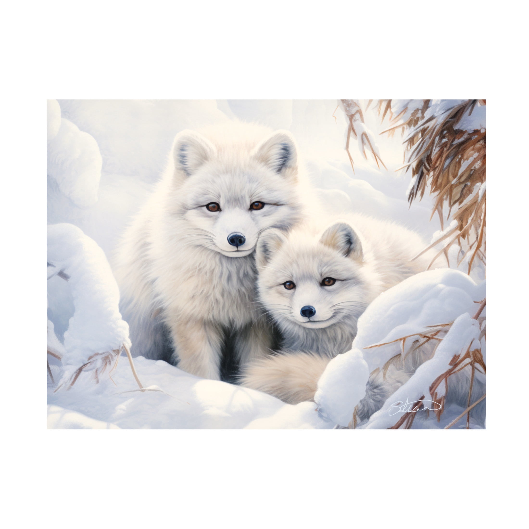 Canvas Wall Art - Stewart 'Waiting For Mama' Wall Art for Living Room, Bedroom, or Office Décor by Trademark Fine Art - 19 x 14 Inches