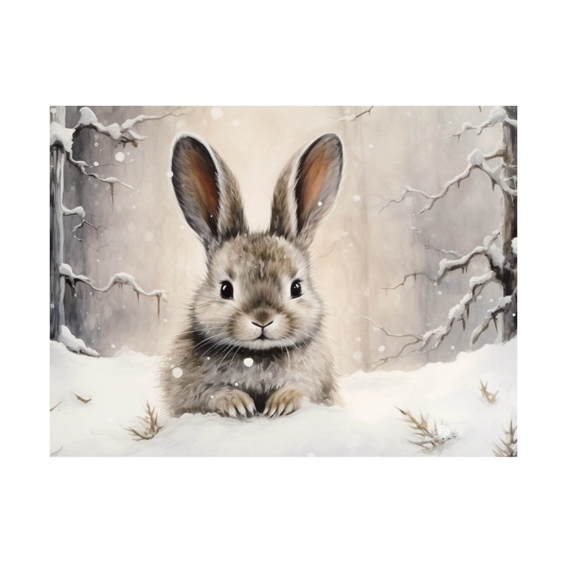 Canvas Wall Art - Stewart 'Well Hello There' Wall Art for Living Room, Bedroom, or Office Décor by Trademark Fine Art - 32 x 24 Inches