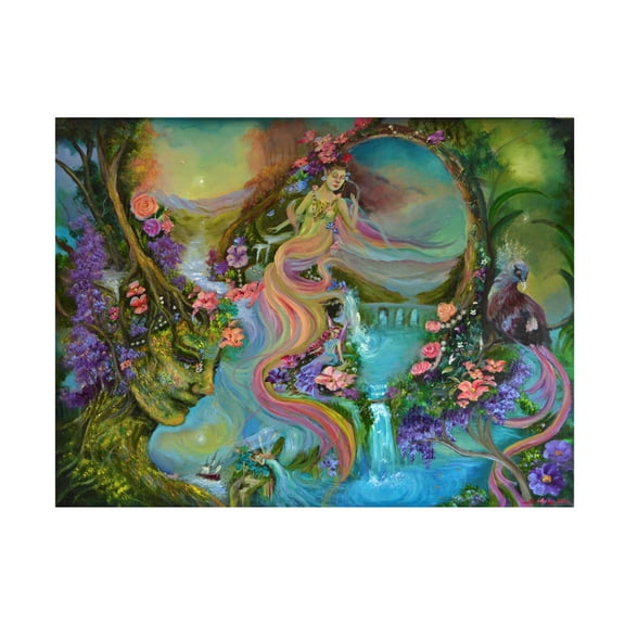 Canvas Wall Art - Sue Clyne 'Mother Earth' Wall Art for Living Room, Bedroom, or Office DÃ©cor by Trademark Fine Art - 19 x 14 Inches