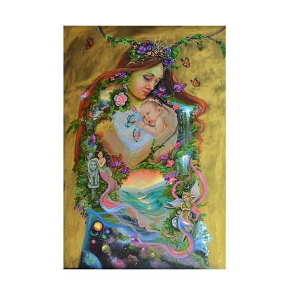 Canvas Wall Art - Sue Clyne 'Venus' Wall Art for Living Room, Bedroom, or Office Décor by Trademark Fine Art - 16 x 24 Inches