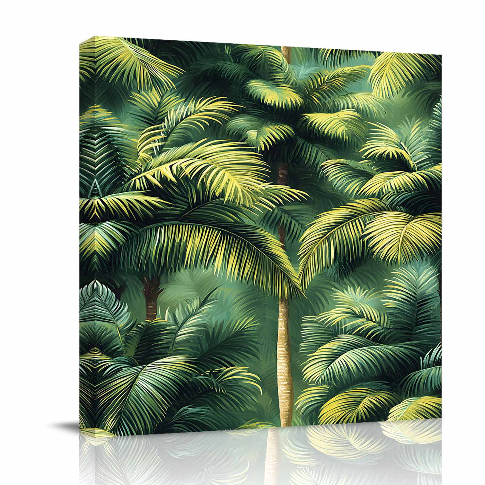 Canvas Wall Art, Summer Palm Tree Framed Canvas Prints for Bedroom ...
