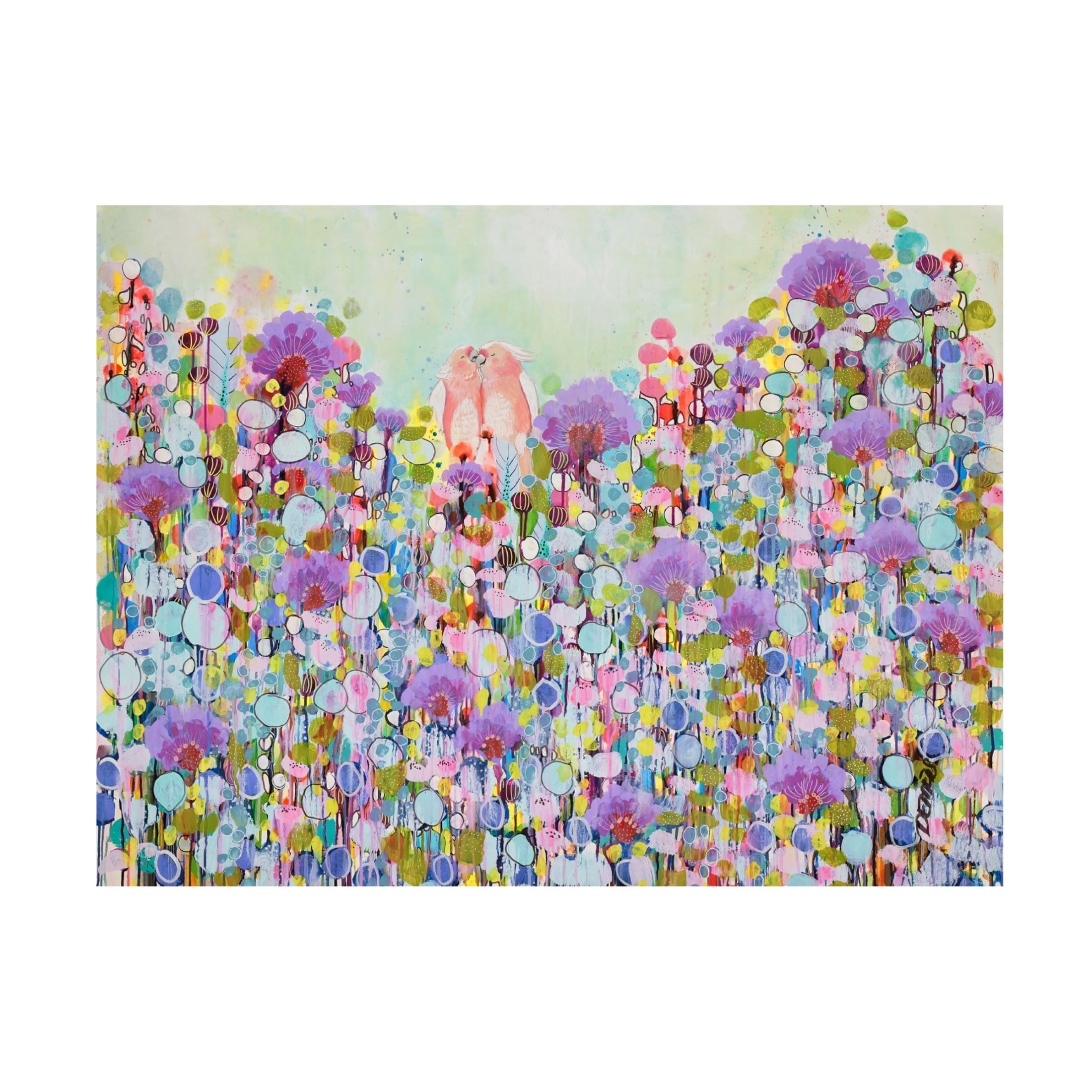 Canvas Wall Art - Sylvie Demers 'Cherir Sylvie Demers' Wall Art for Living Room, Bedroom, or Office D?cor by Trademark Fine Art - 19 x 14 Inches