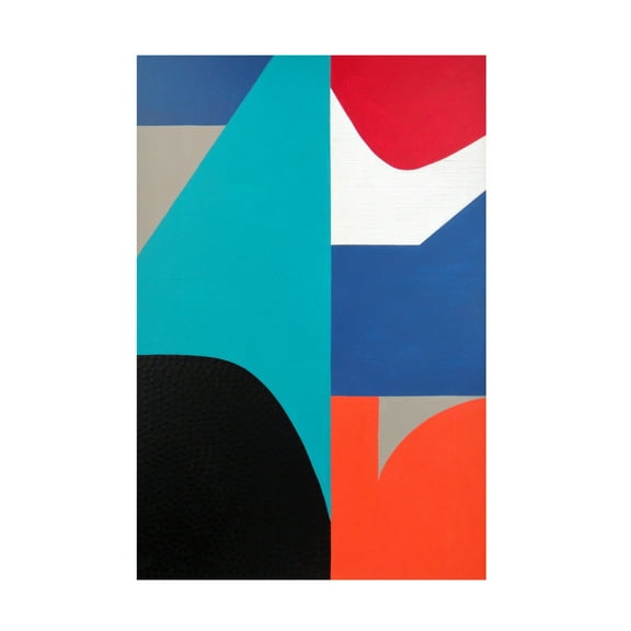 Canvas Wall Art - Sylvie Hamou 'A Colorful Existence II' Wall Art for Living Room, Bedroom, or Office Décor by Trademark Fine Art - 12 x 19 Inches