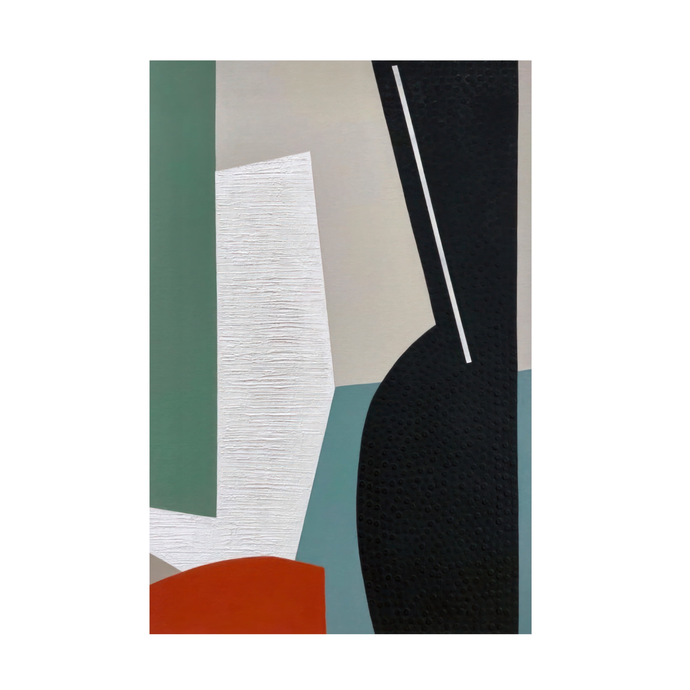 Canvas Wall Art - Sylvie Hamou 'A Matter of Form I' Wall Art for Living Room, Bedroom, or Office Décor by Trademark Fine Art - 30 x 47 Inches