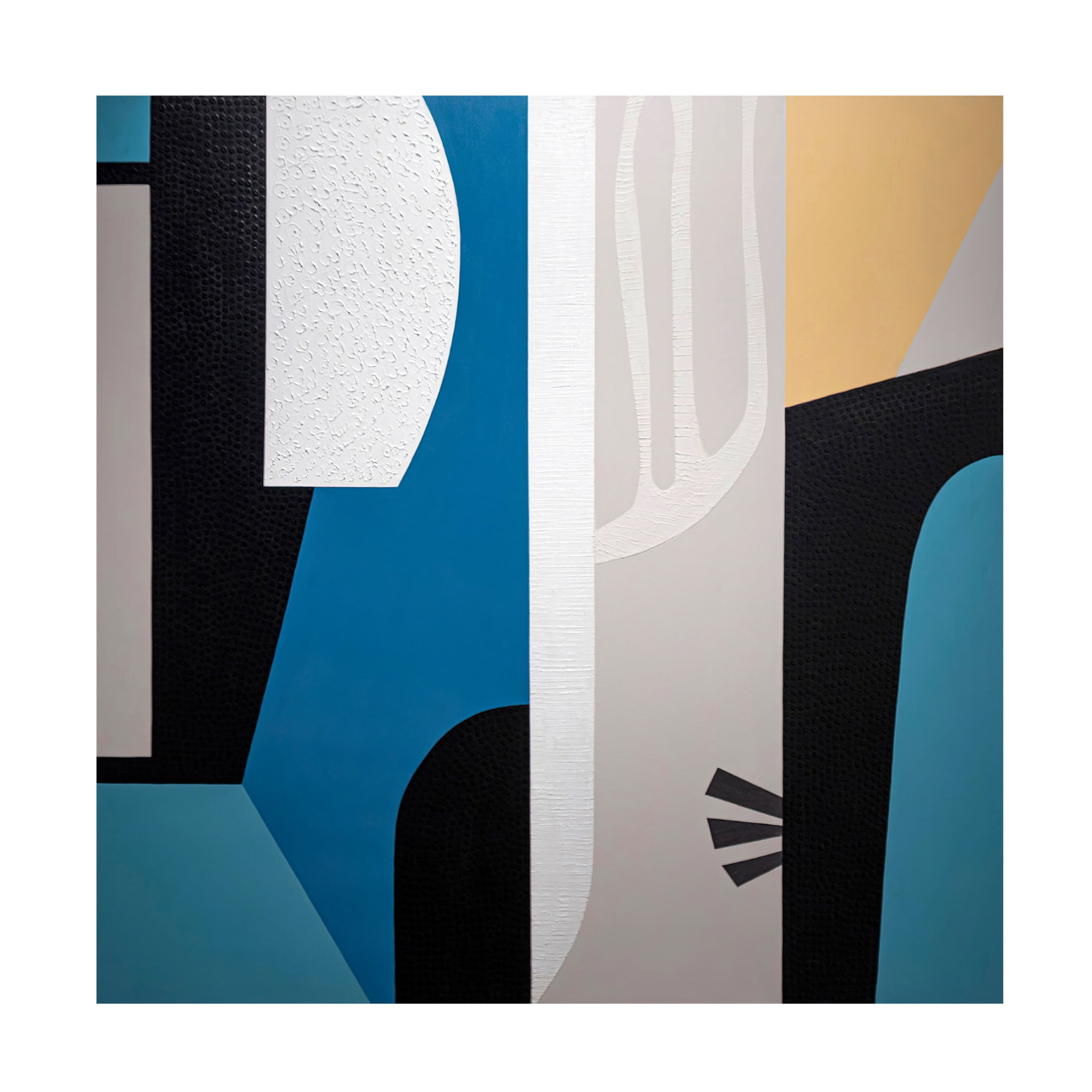 Canvas Wall Art - Sylvie Hamou 'Inside and Out II' Wall Art for Living Room, Bedroom, or Office Décor by Trademark Fine Art - 35 x 35 Inches
