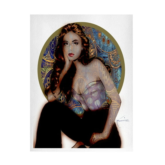 Canvas Wall Art - TMBorenstein 'Deco' Wall Art for Living Room, Bedroom, or Office Décor by Trademark Fine Art - 14 x 19 Inches