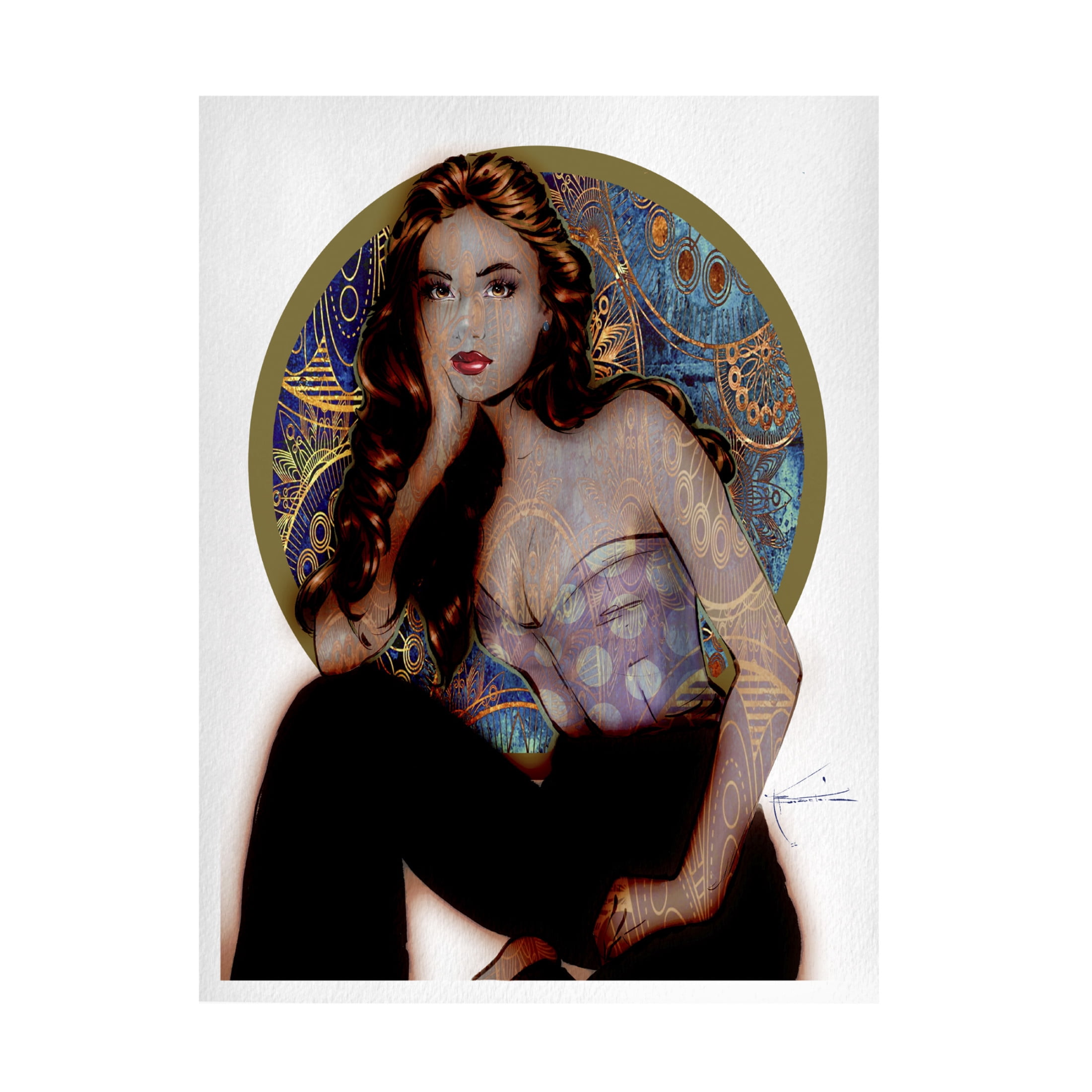 Canvas Wall Art - TMBorenstein 'Deco' Wall Art for Living Room, Bedroom, or Office Décor by Trademark Fine Art - 18 x 24 Inches