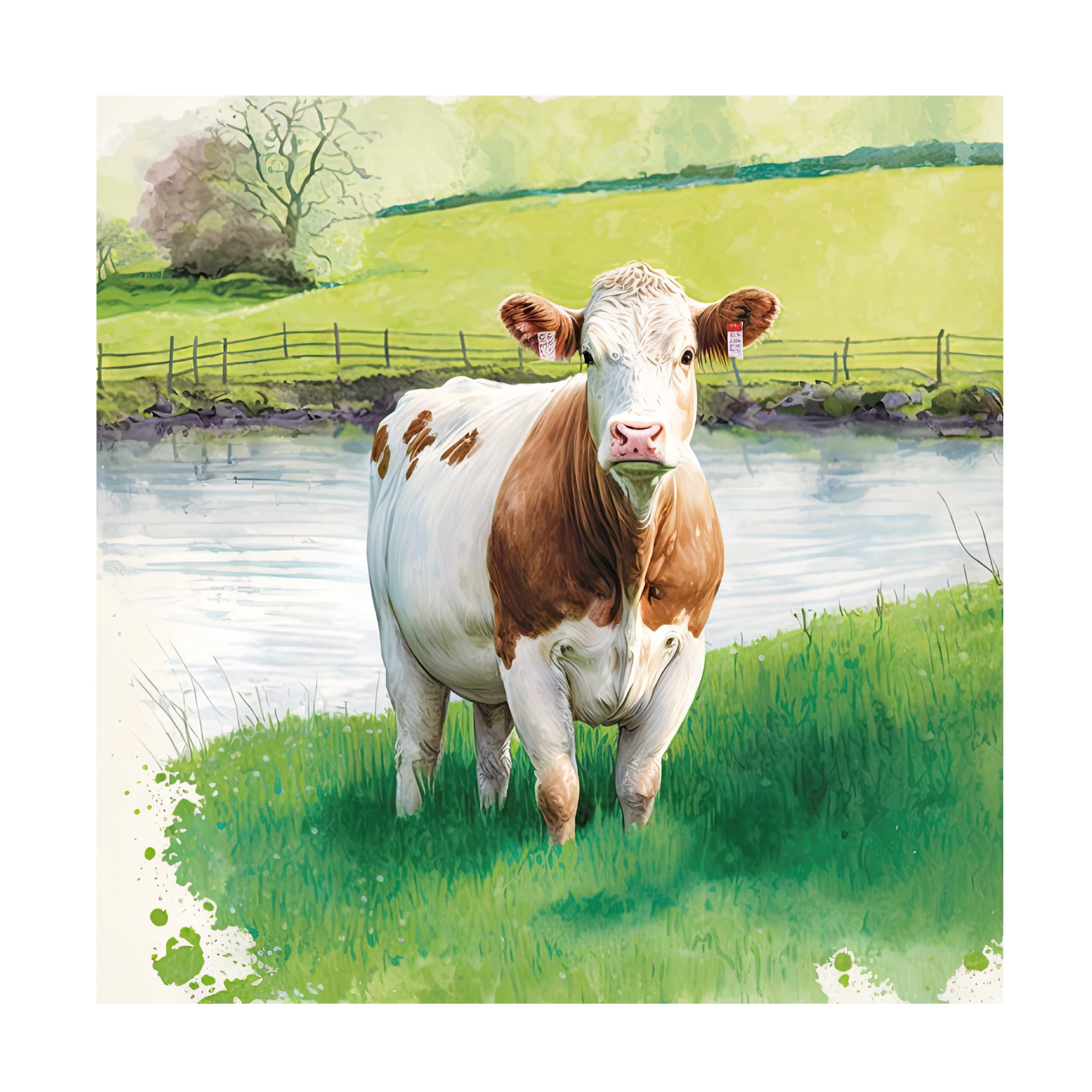 Canvas Wall Art - The Golden Valley 'First Day Out' Wall Art for Living Room, Bedroom, or Office Décor by Trademark Fine Art - 24 x 24 Inches