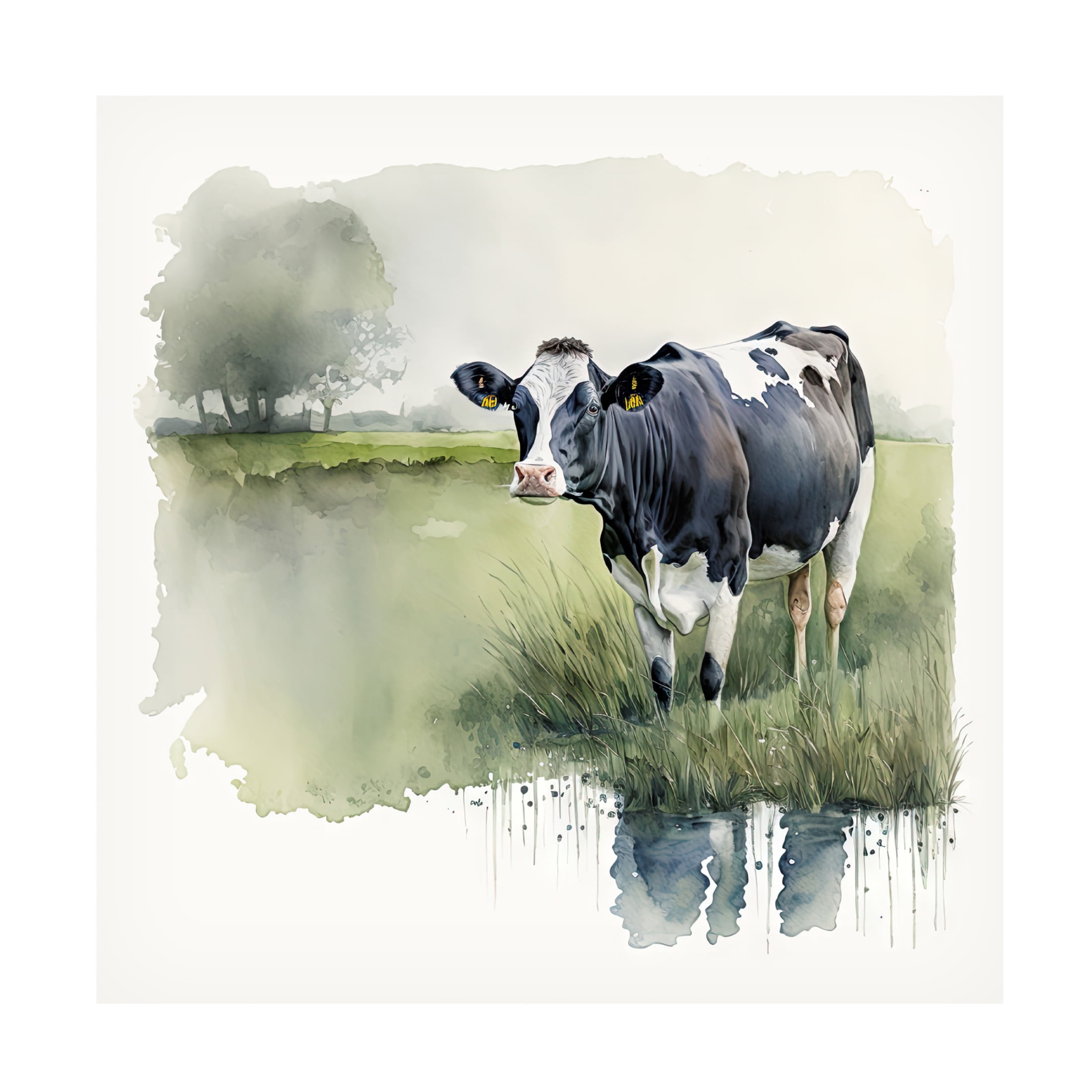 Canvas Wall Art - The Golden Valley 'Ol Betty' Wall Art for Living Room, Bedroom, or Office Décor by Trademark Fine Art - 14 x 14 Inches