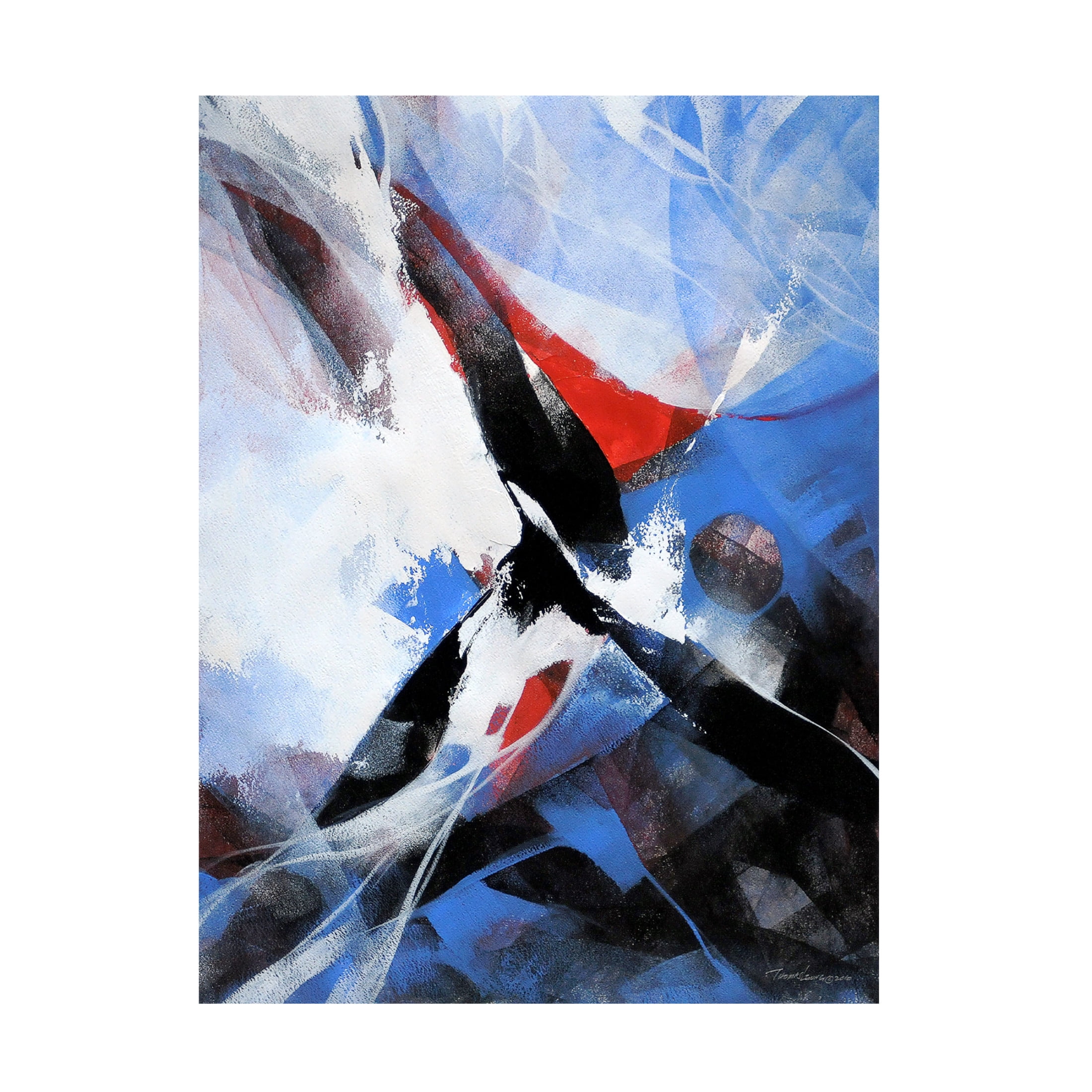 Canvas Wall Art - Thomas Leung 'Action 1' Wall Art for Living Room, Bedroom, or Office Décor by Trademark Fine Art - 18 x 24 Inches