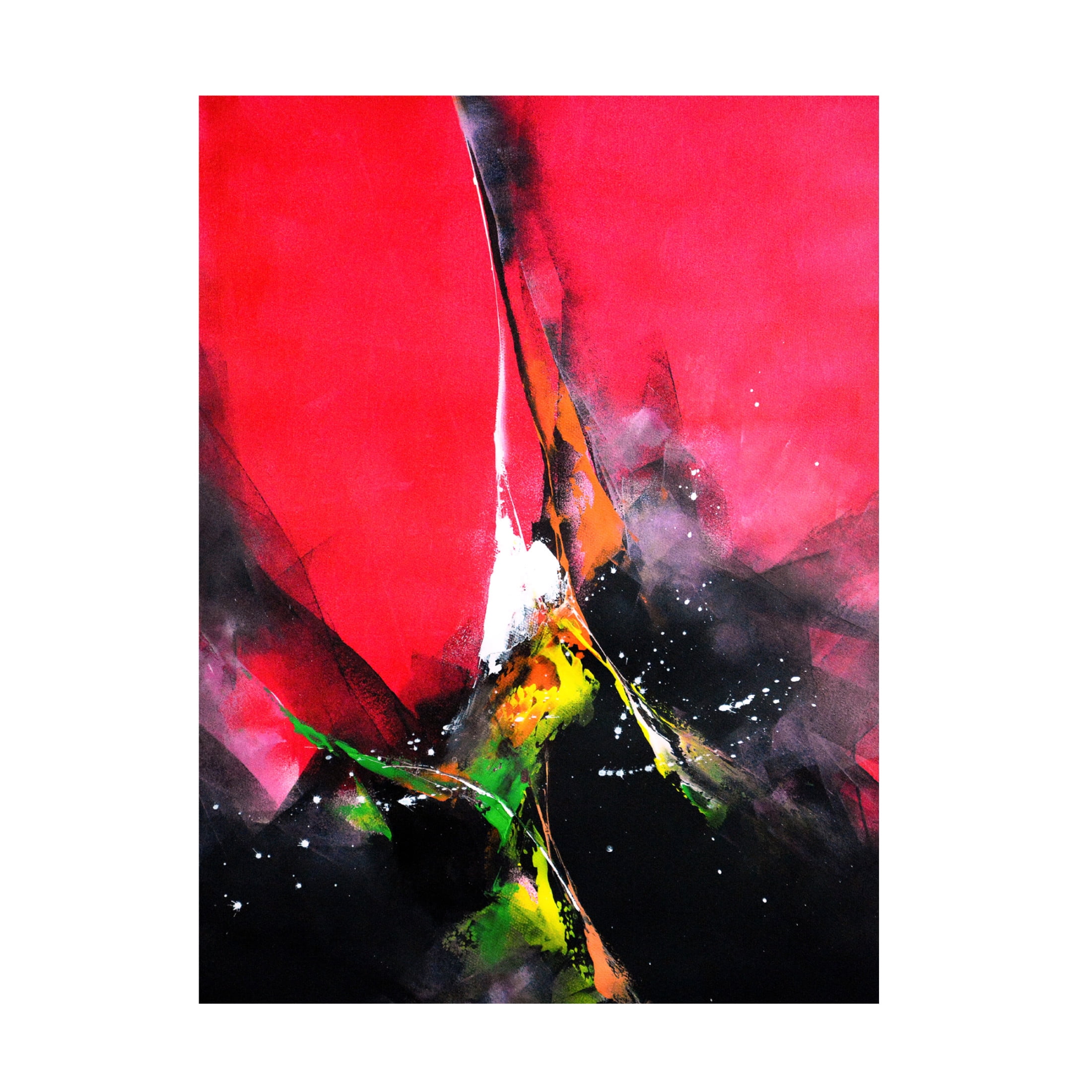 Canvas Wall Art - Thomas Leung 'Action' Wall Art for Living Room, Bedroom, or Office Décor by Trademark Fine Art - 35 x 47 Inches