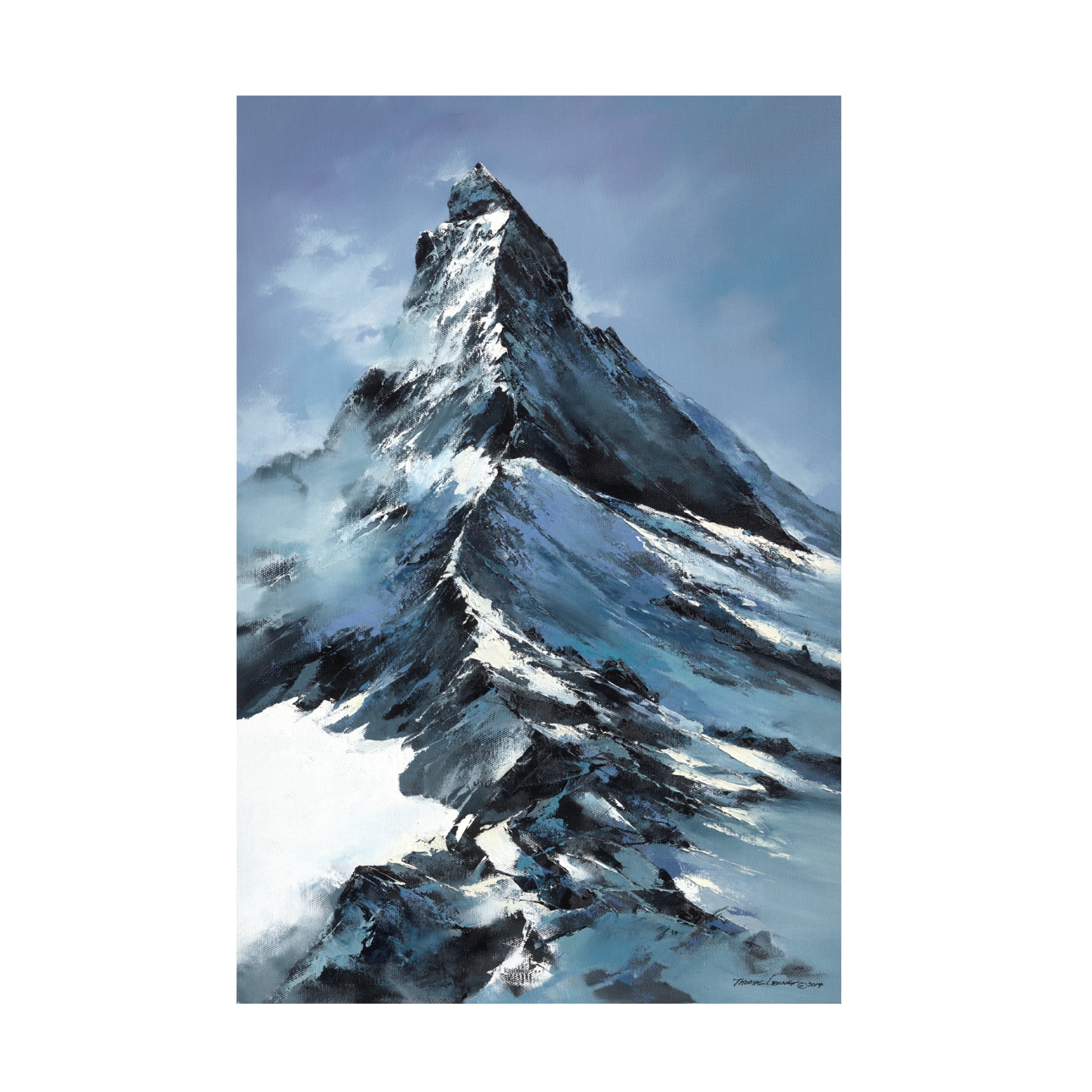 Canvas Wall Art - Thomas Leung 'Apex' Wall Art for Living Room, Bedroom, or Office Décor by Trademark Fine Art - 30 x 47 Inches