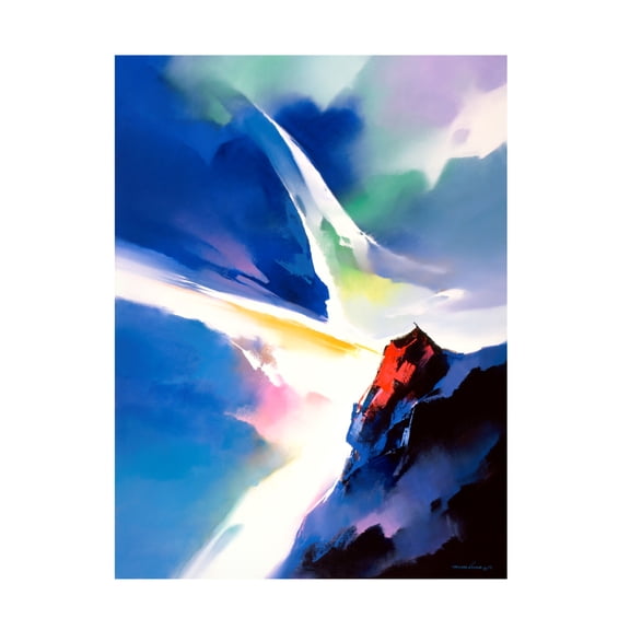 Canvas Wall Art - Thomas Leung 'Convergence' Wall Art for Living Room, Bedroom, or Office Décor by Trademark Fine Art - 24 x 32 Inches