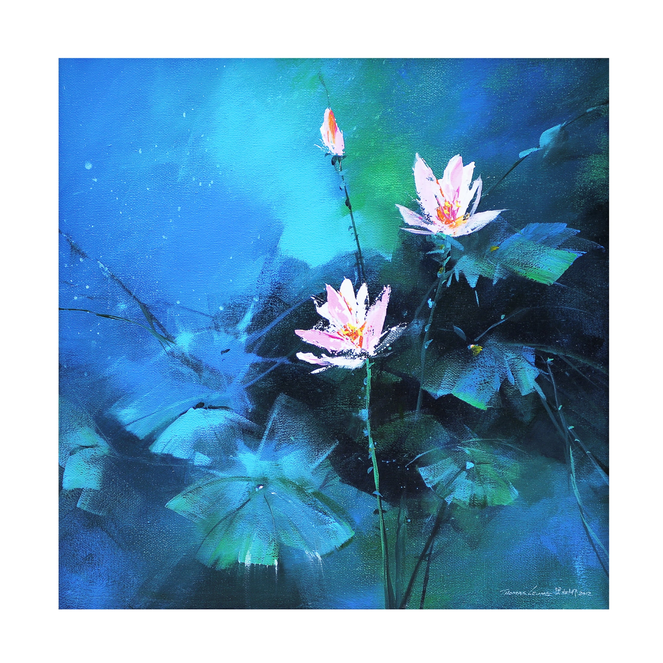 Canvas Wall Art - Thomas Leung 'Gentlement' Wall Art for Living Room, Bedroom, or Office Décor by Trademark Fine Art - 18 x 18 Inches
