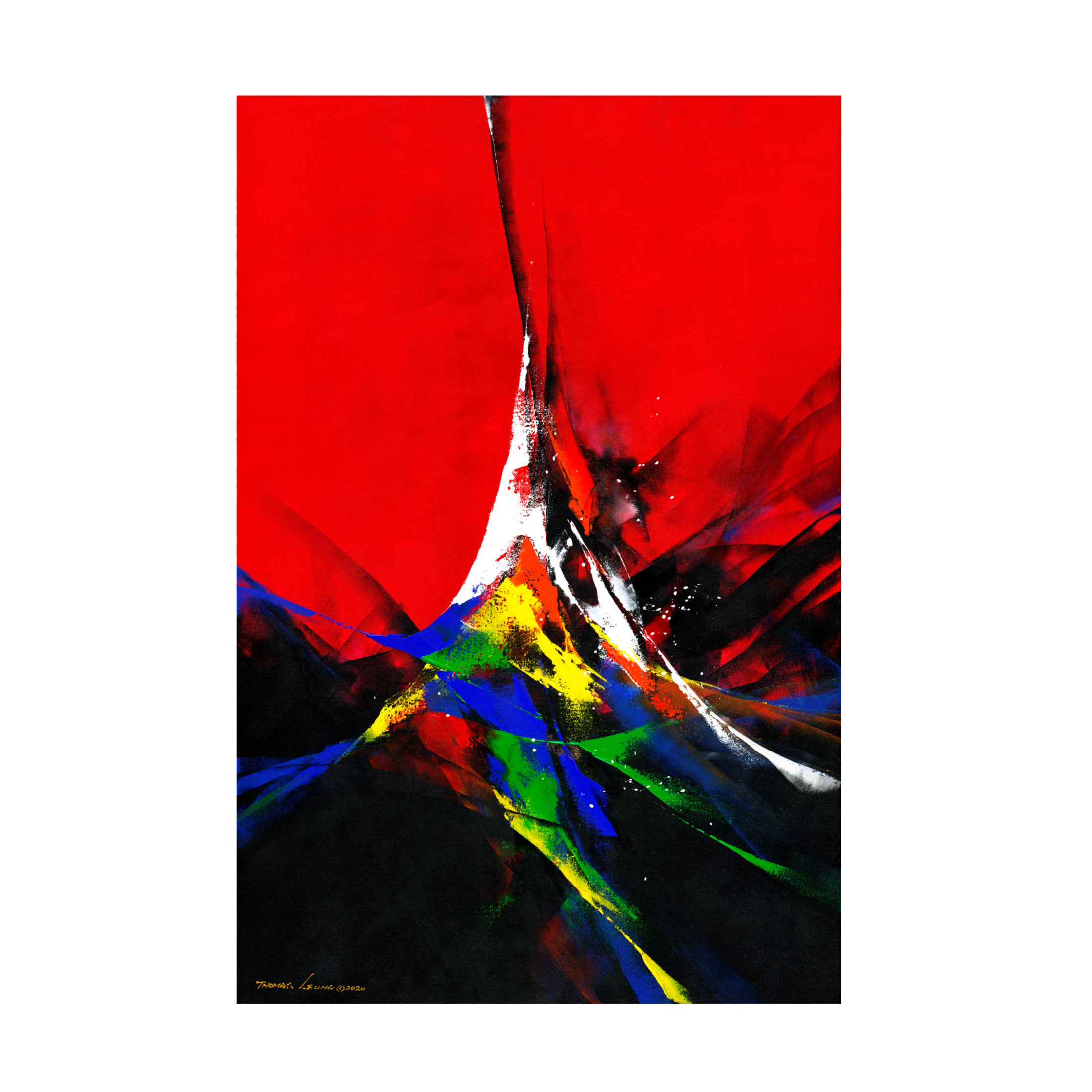 Canvas Wall Art - Thomas Leung 'Joy' Wall Art for Living Room, Bedroom, or Office Décor by Trademark Fine Art - 16 x 24 Inches