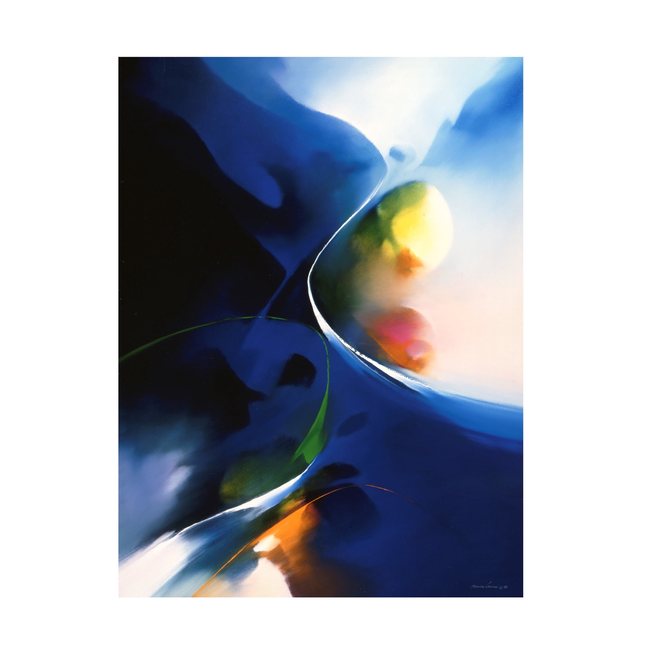 Canvas Wall Art - Thomas Leung 'Magnetism' Wall Art for Living Room, Bedroom, or Office Décor by Trademark Fine Art - 35 x 47 Inches