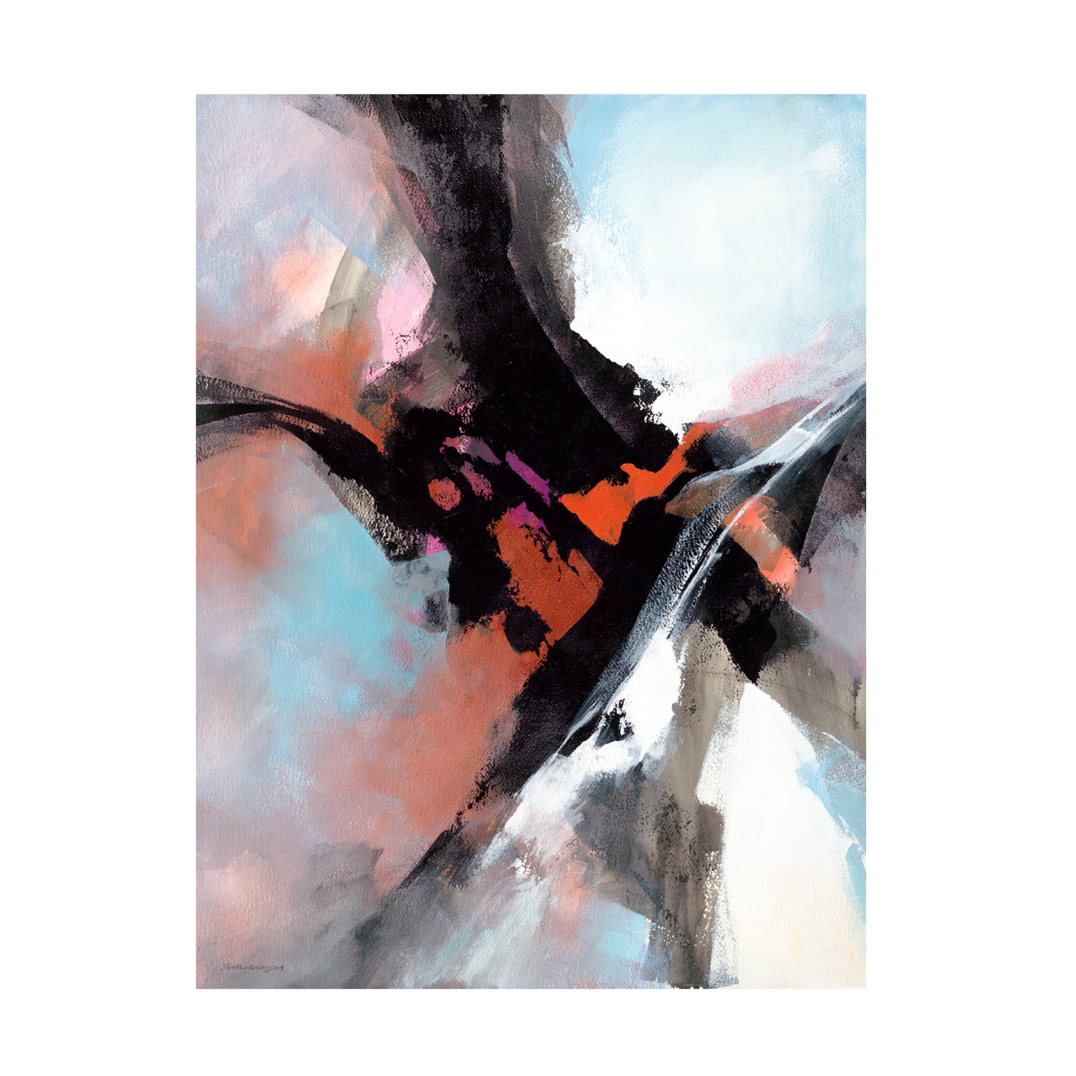 Canvas Wall Art - Thomas Leung 'Motivation' Wall Art for Living Room, Bedroom, or Office Décor by Trademark Fine Art - 24 x 32 Inches