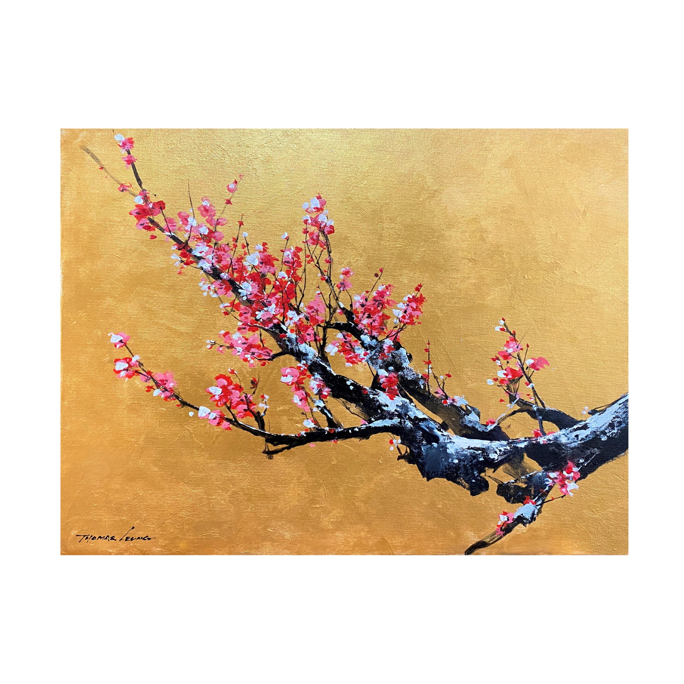 Canvas Wall Art - Thomas Leung 'New Year Coming' Wall Art for Living Room, Bedroom, or Office Décor by Trademark Fine Art - 32 x 24 Inches
