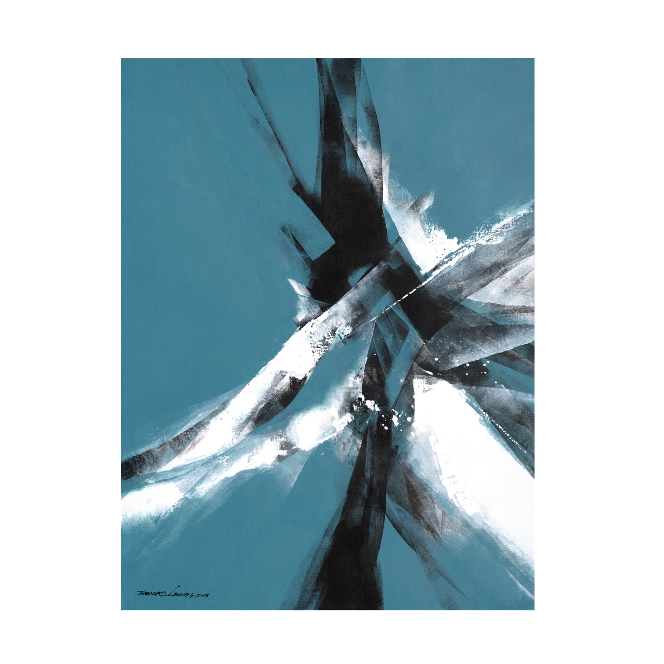 Canvas Wall Art - Thomas Leung 'Power' Wall Art for Living Room, Bedroom, or Office Décor by Trademark Fine Art - 35 x 47 Inches