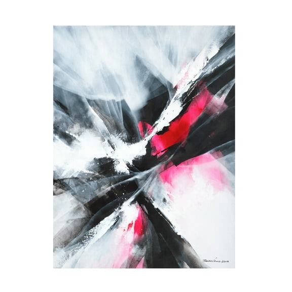 Canvas Wall Art - Thomas Leung 'Red Motion' Wall Art for Living Room, Bedroom, or Office Décor by Trademark Fine Art - 14 x 19 Inches