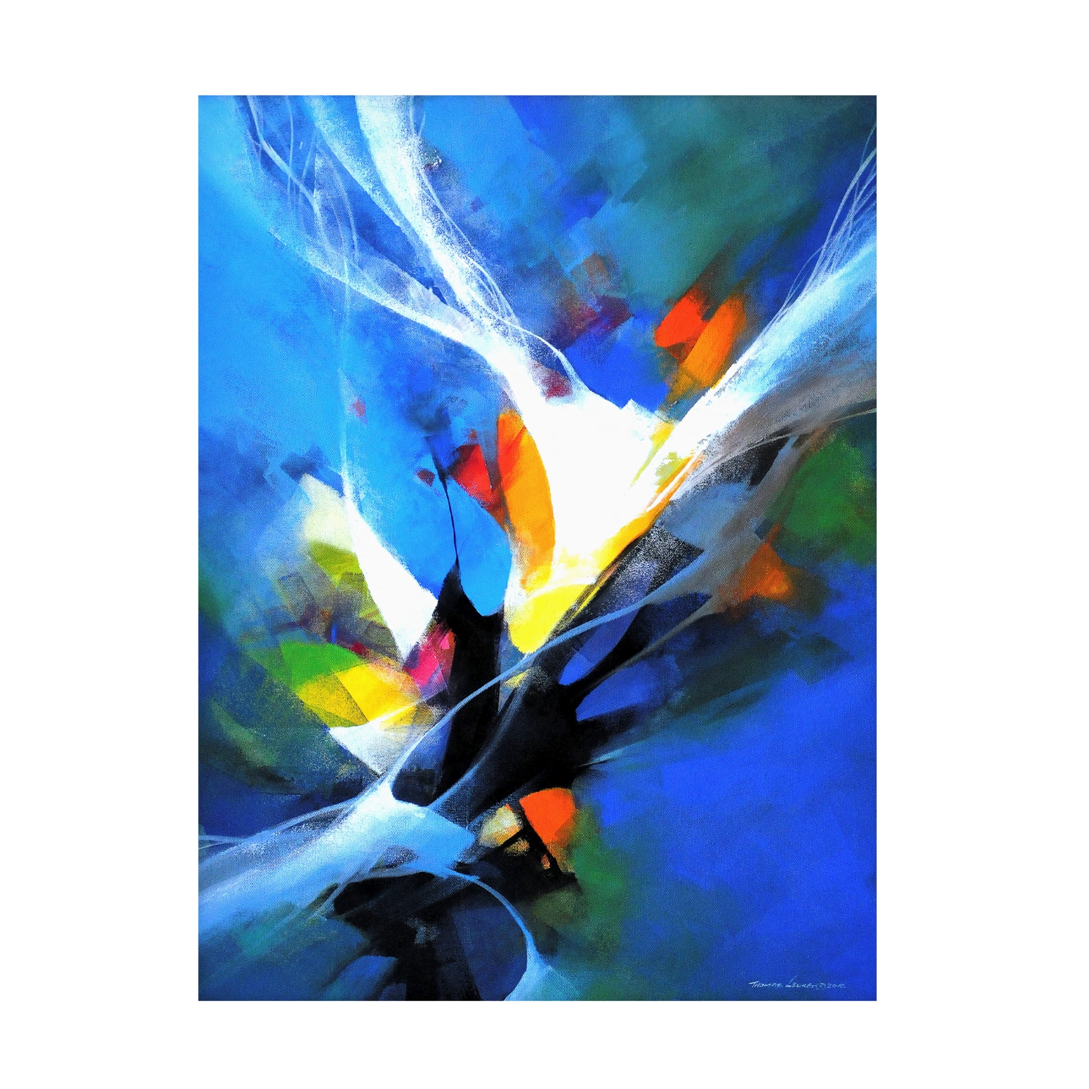 Canvas Wall Art - Thomas Leung 'Surprise' Wall Art for Living Room, Bedroom, or Office Décor by Trademark Fine Art - 35 x 47 Inches