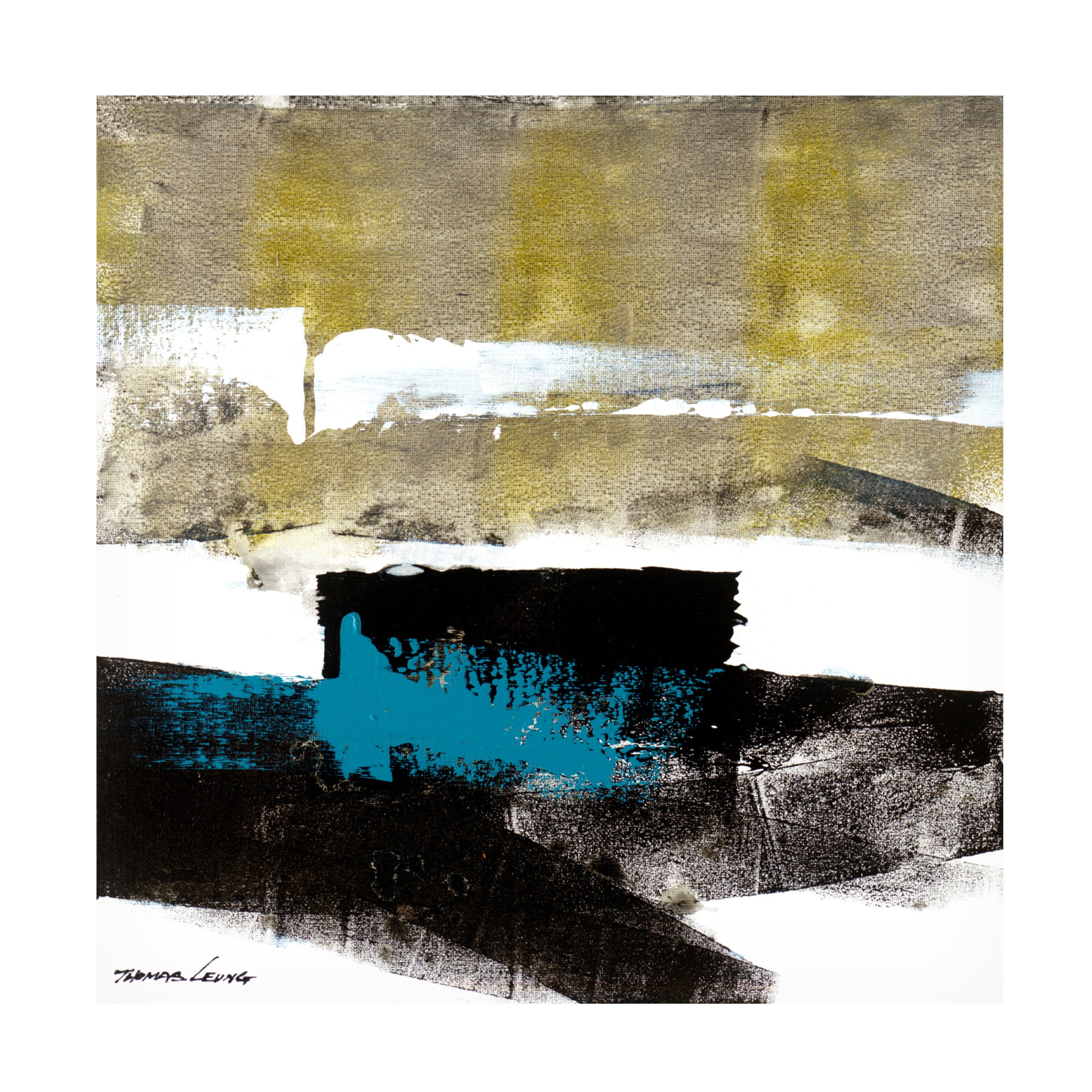 Canvas Wall Art - Thomas Leung 'Wave 11' Wall Art for Living Room, Bedroom, or Office Décor by Trademark Fine Art - 24 x 24 Inches