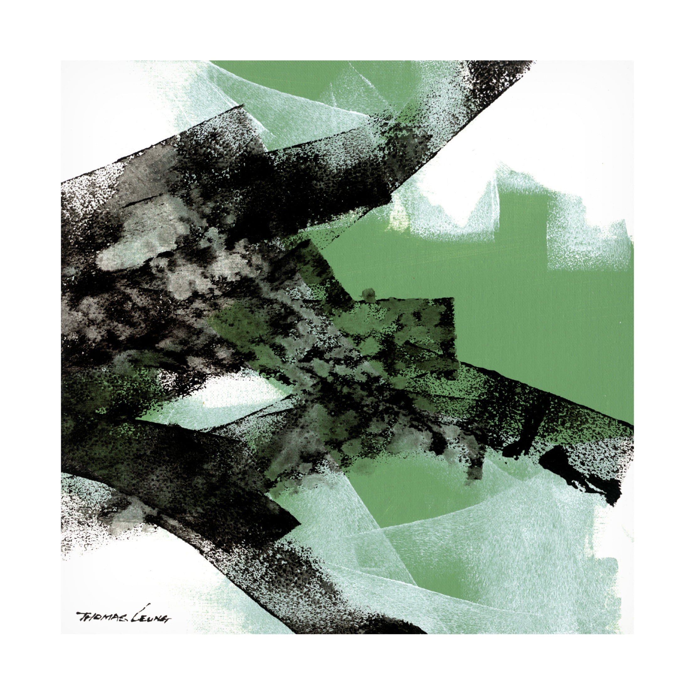 Canvas Wall Art - Thomas Leung 'Wave 6' Wall Art for Living Room, Bedroom, or Office Décor by Trademark Fine Art - 24 x 24 Inches
