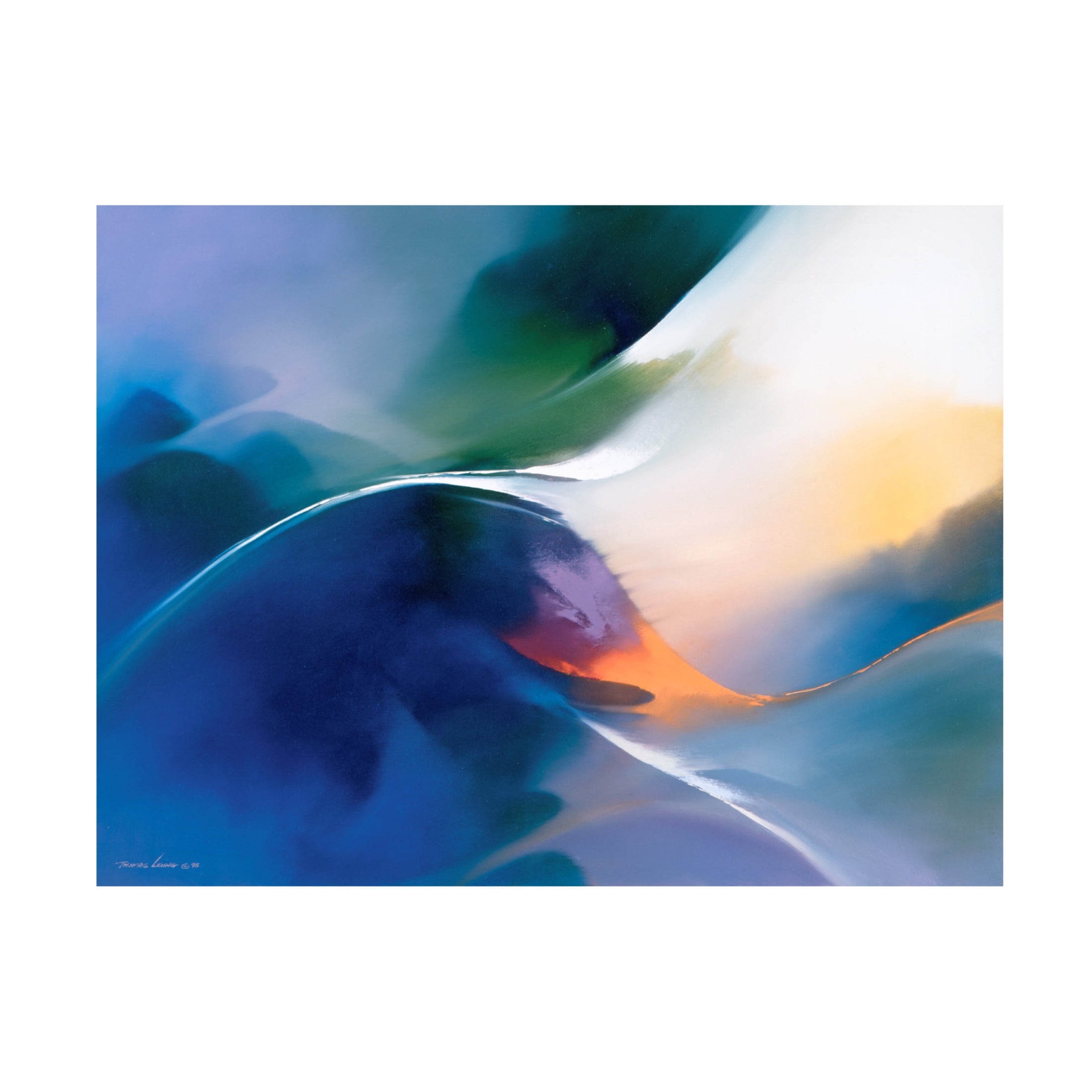 Canvas Wall Art - Thomas Leung 'Zenith' Wall Art for Living Room, Bedroom, or Office Décor by Trademark Fine Art - 19 x 14 Inches