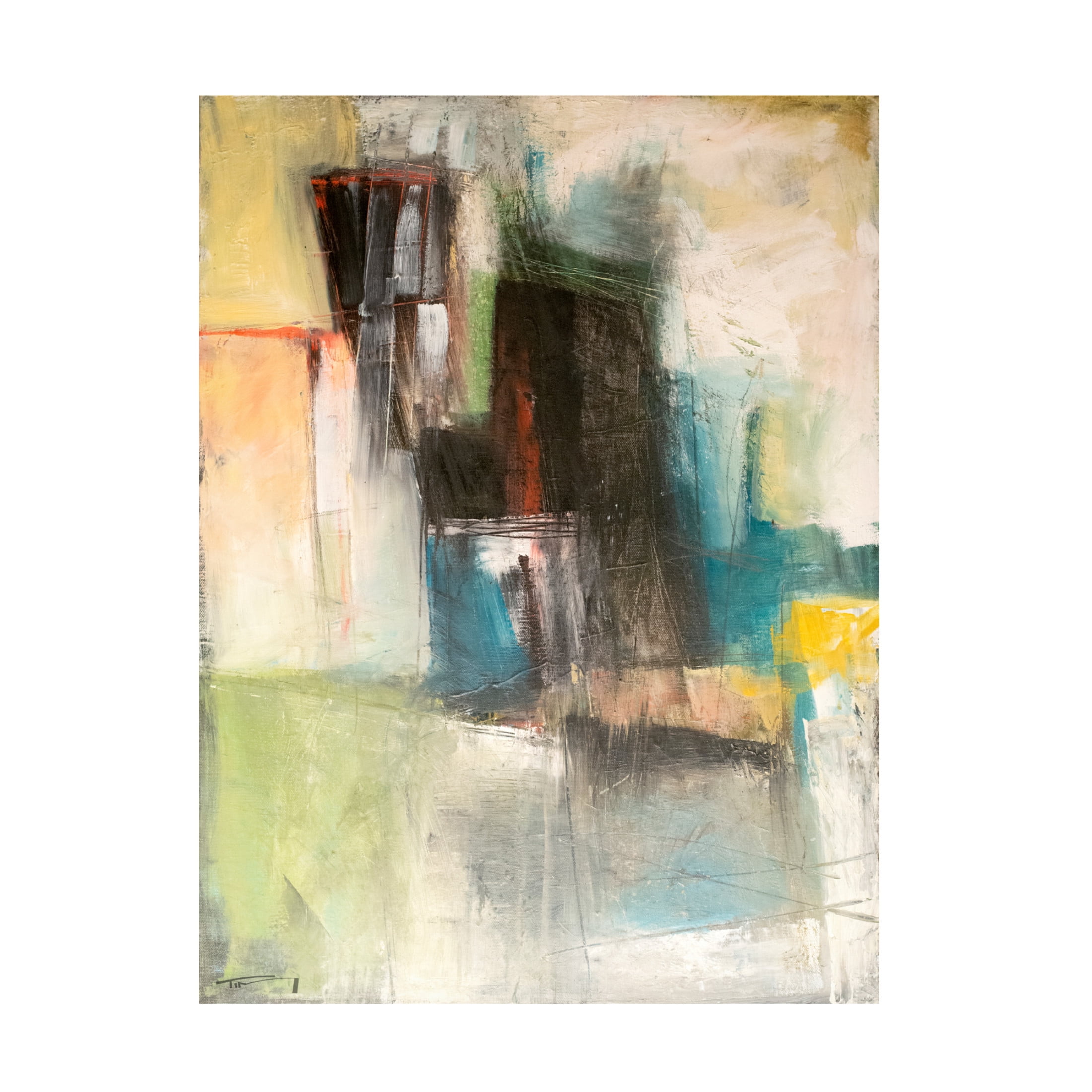Canvas Wall Art - Tim Nyberg 'Cliff Dwellers' Wall Art for Living Room, Bedroom, or Office Décor by Trademark Fine Art - 14 x 19 Inches