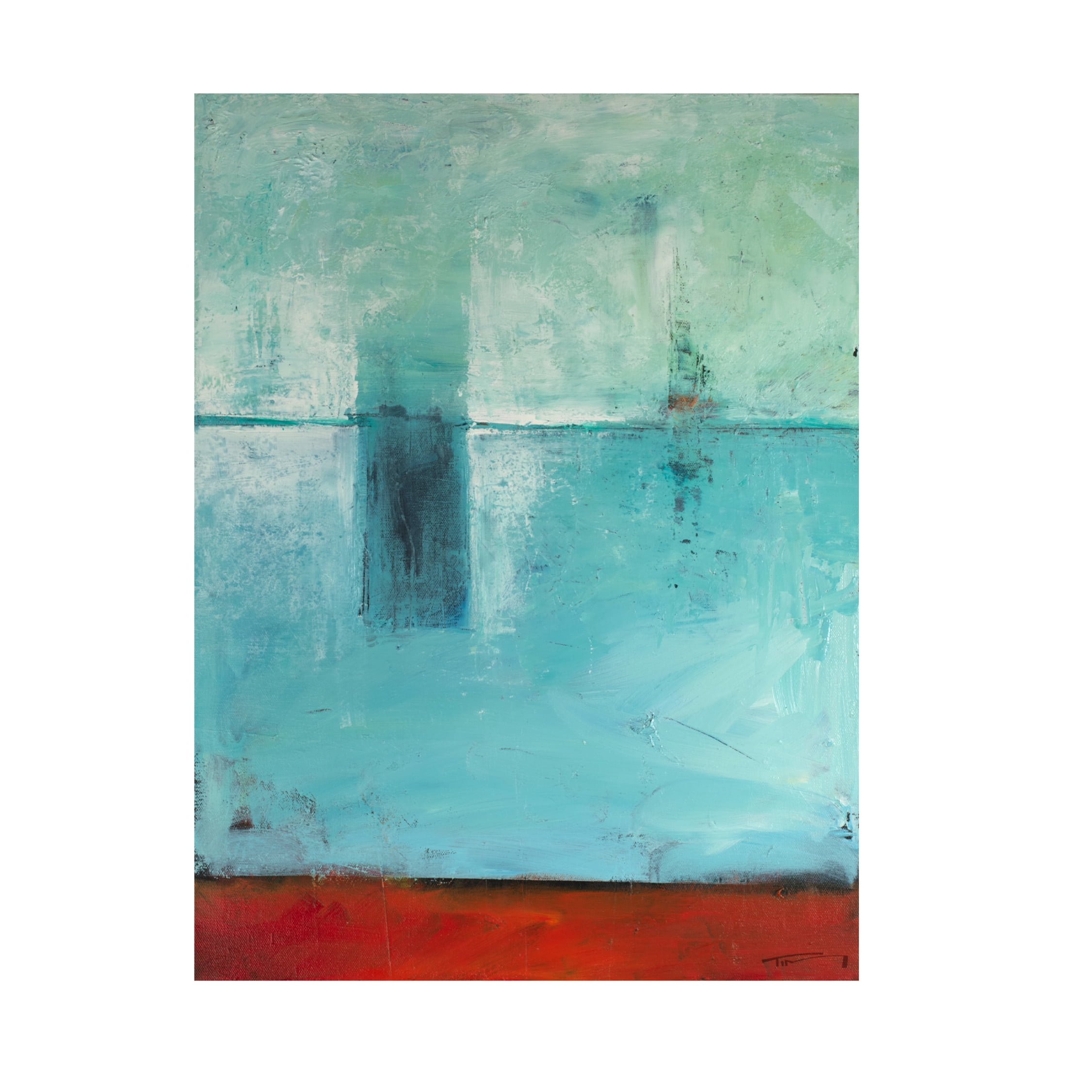 Canvas Wall Art - Tim Nyberg 'Dock By Bay' Wall Art for Living Room, Bedroom, or Office Décor by Trademark Fine Art - 24 x 32 Inches