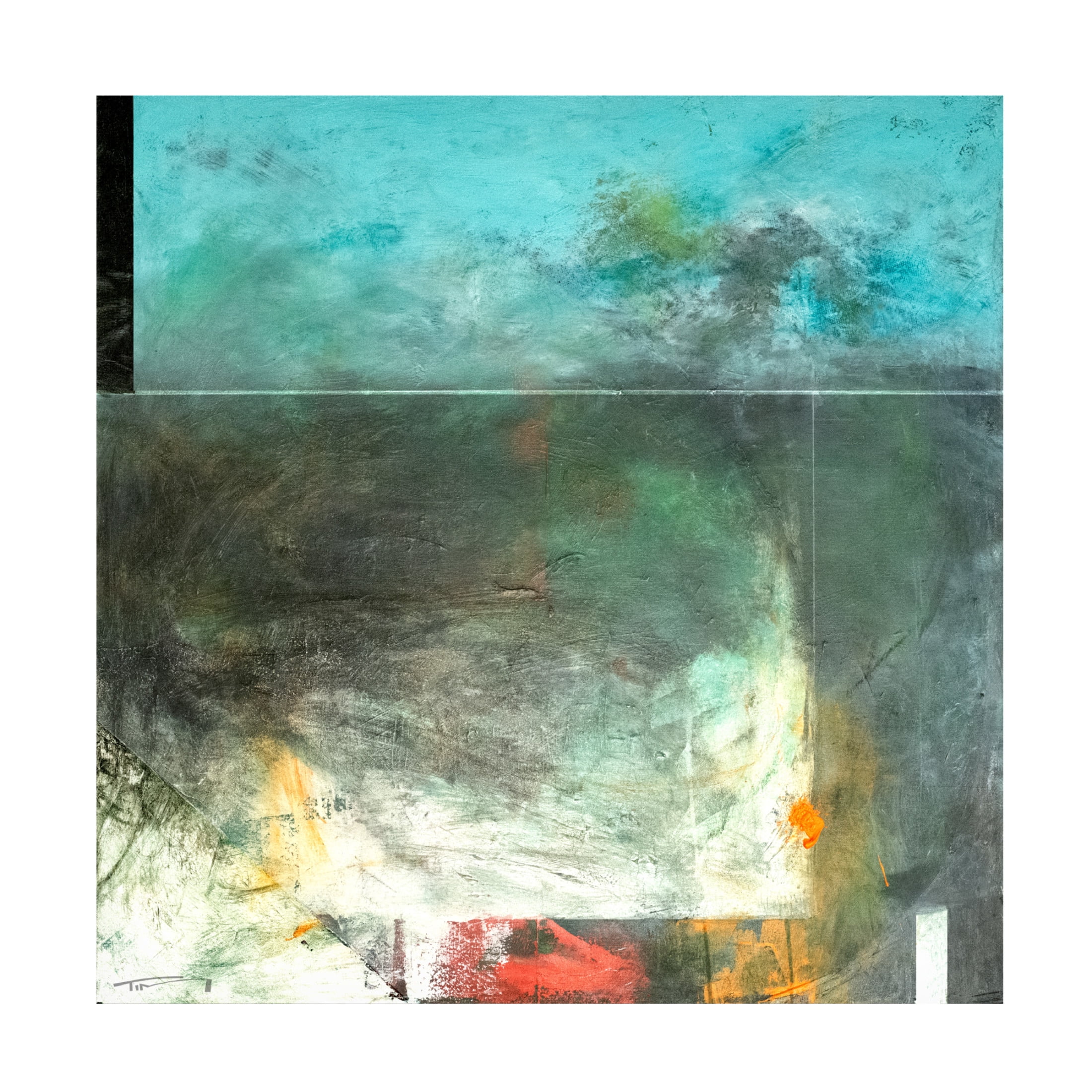 Canvas Wall Art - Tim Nyberg 'Pompeii' Wall Art for Living Room, Bedroom, or Office Décor by Trademark Fine Art - 18 x 18 Inches
