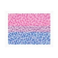 thumbnail image 1 of Canvas Wall Art - Tom Quartermaine 'Abstract Circle Bisexual Pride Flag' Wall Art for Living Room, Bedroom, or Office Décor by Trademark Fine Art - 24 x 18 Inches, 1 of 4