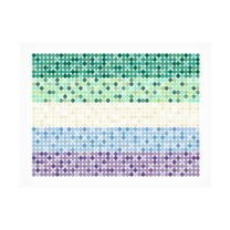 Canvas Wall Art - Tom Quartermaine 'Abstract Circle Gay Man Pride Flag' Wall Art for Living Room, Bedroom, or Office Décor by Trademark Fine Art - 19 x 14 Inches