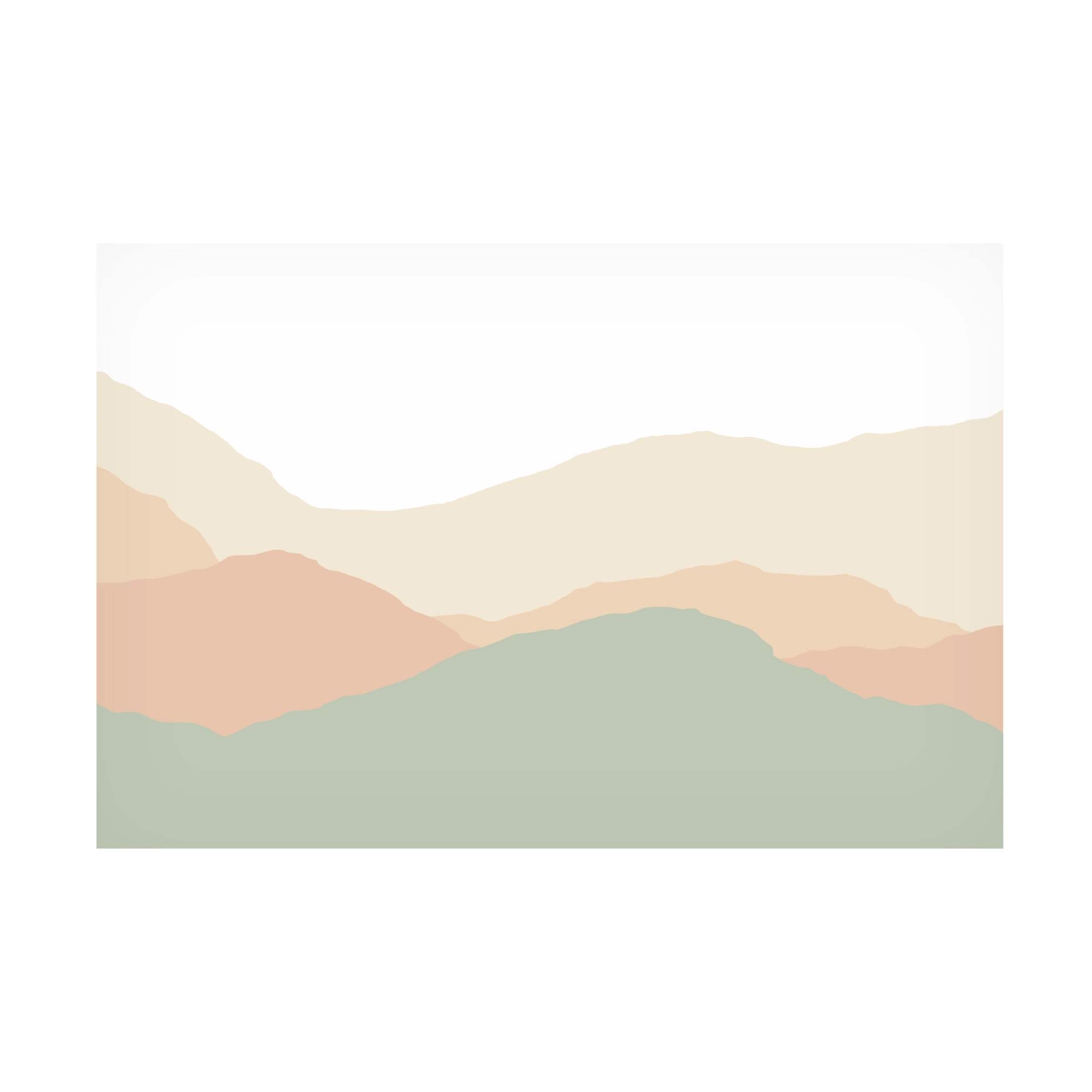 Canvas Wall Art - Tom Quartermaine 'Abstract Landscape Light Pastel' Wall Art for Living Room, Bedroom, or Office Décor by Trademark Fine Art - 32 x 22 Inches
