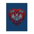 thumbnail image 1 of Canvas Wall Art - Tom Quartermaine 'Blue Scandi Heart' Wall Art for Living Room, Bedroom, or Office Décor by Trademark Fine Art - 24 x 32 Inches, 1 of 4