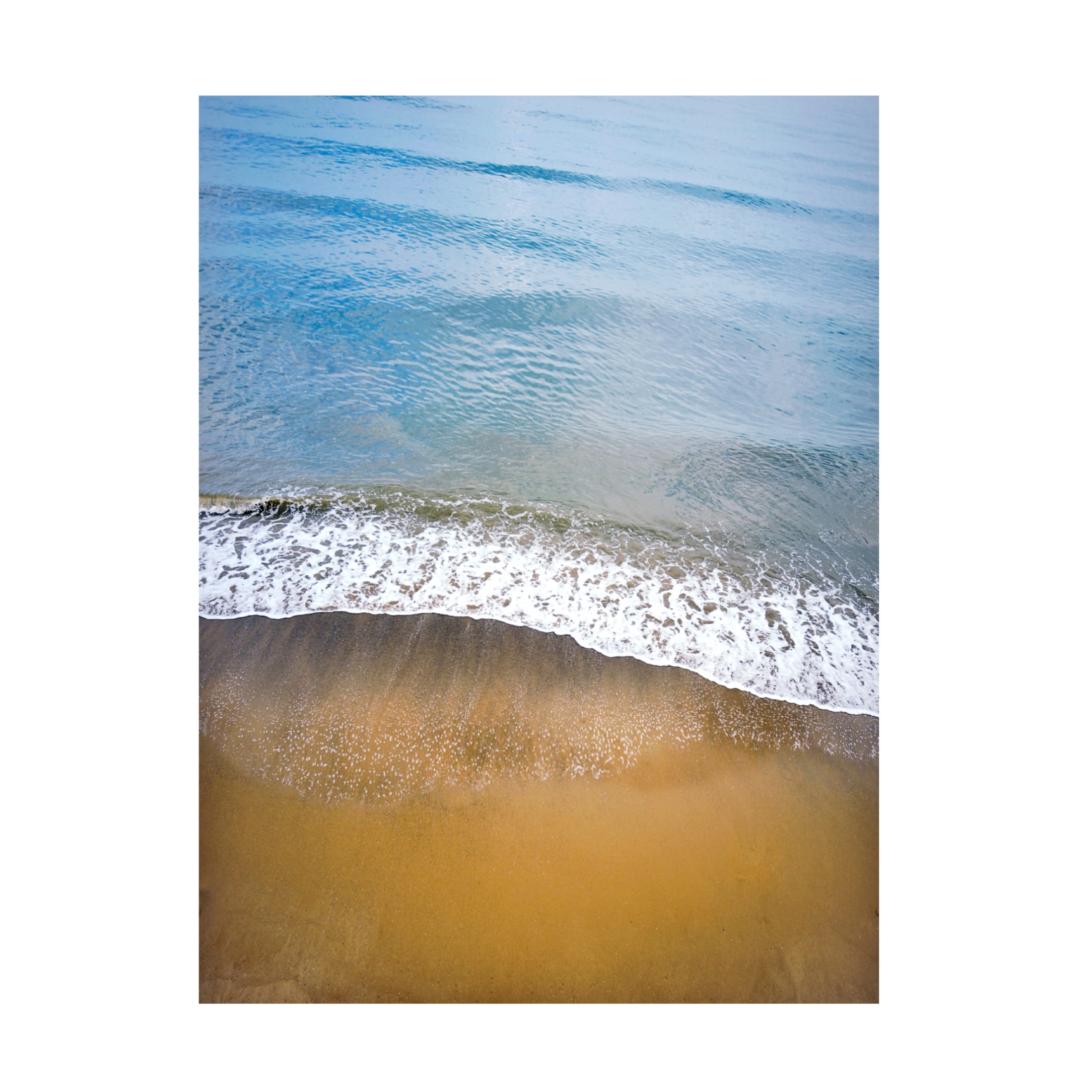 Canvas Wall Art - Tom Quartermaine 'Ocean View from Above' Wall Art for Living Room, Bedroom, or Office Décor by Trademark Fine Art - 24 x 32 Inches